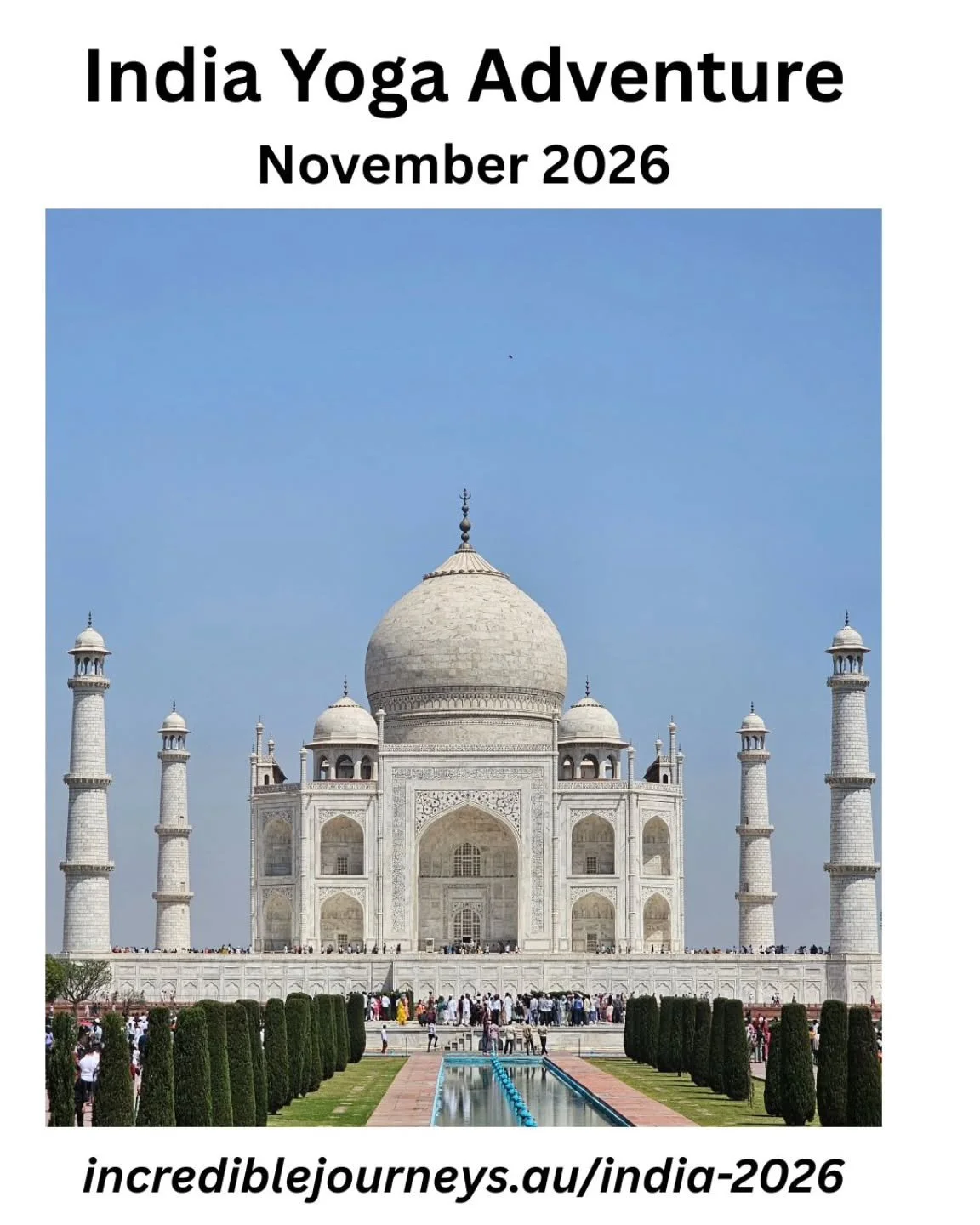 Join us in November for this amazing tour of the main tourist sites in Northern India before travelling to Rishikesh and our yoga retreat to rest and refresh
Delhi, Varanasi, Agra, Jaipur, Rishikesh
This trip is fully hosted 
Couples and singles welc