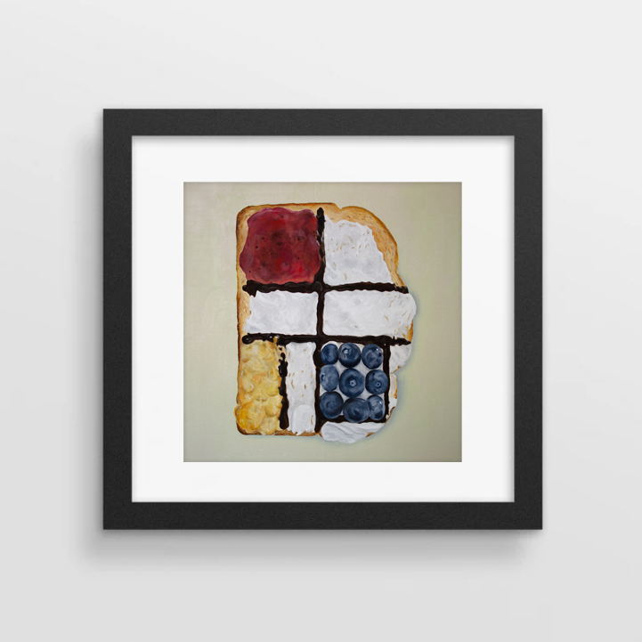 Mondrian Toast - PRINT