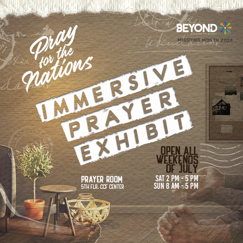 Immersive prayer exhibit