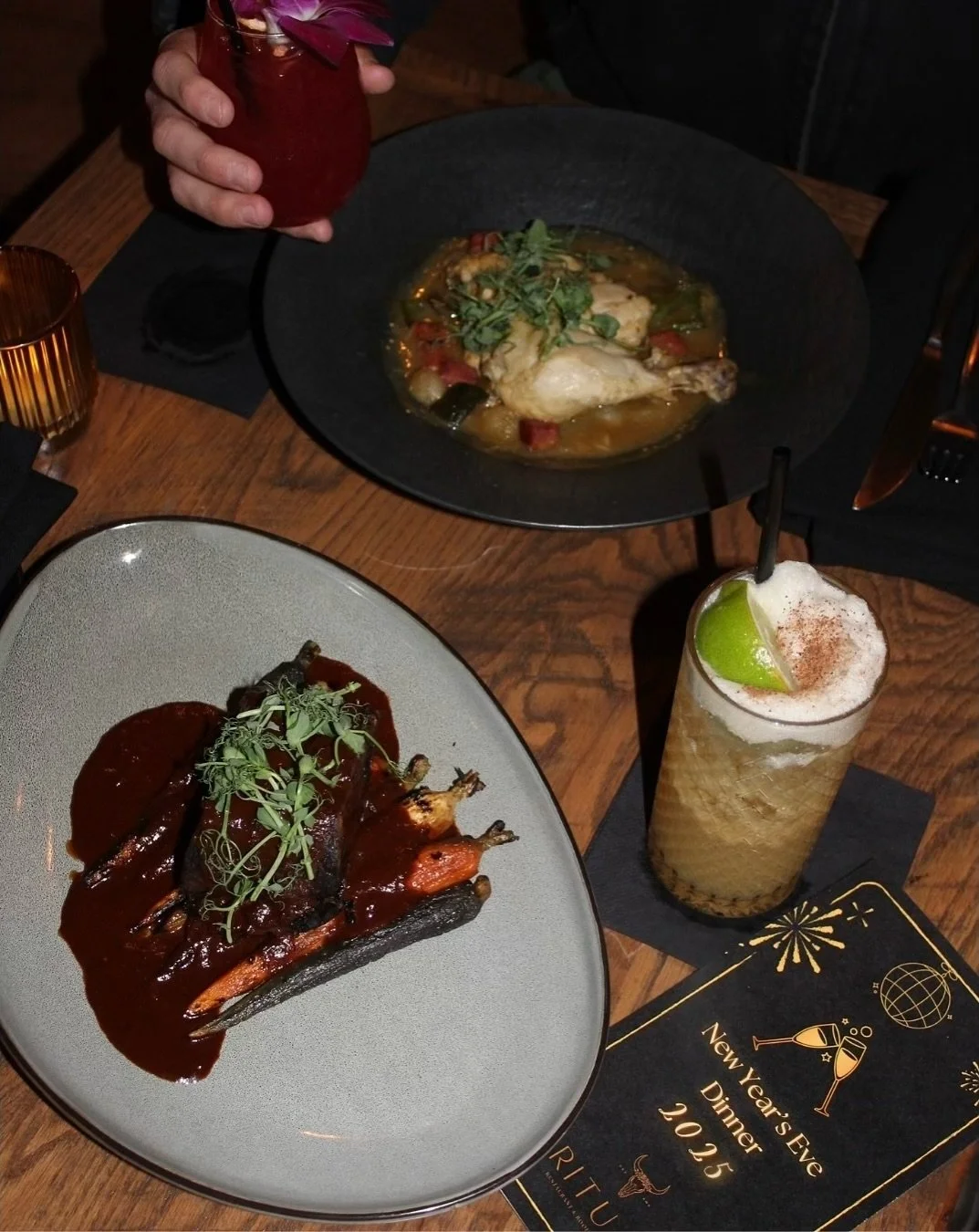 New Year&rsquo;s Eve calls for new menu moments ✨

Join us at Ritual for an elevated NYE dinner featuring NEW menu items, including our Braised Boneless Short Rib &amp; our Braised Leg of Chicken!

Stay as the lights dim, the music turns up, and our 