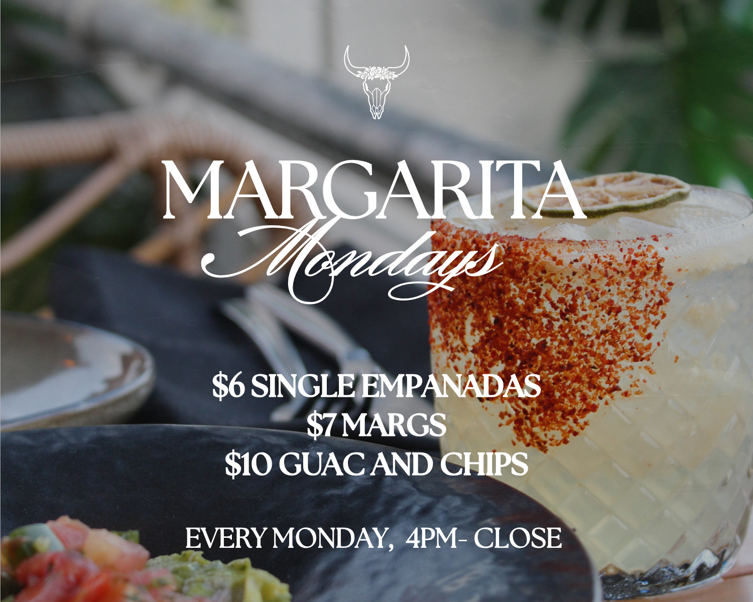 rooftop margarita monday flyer