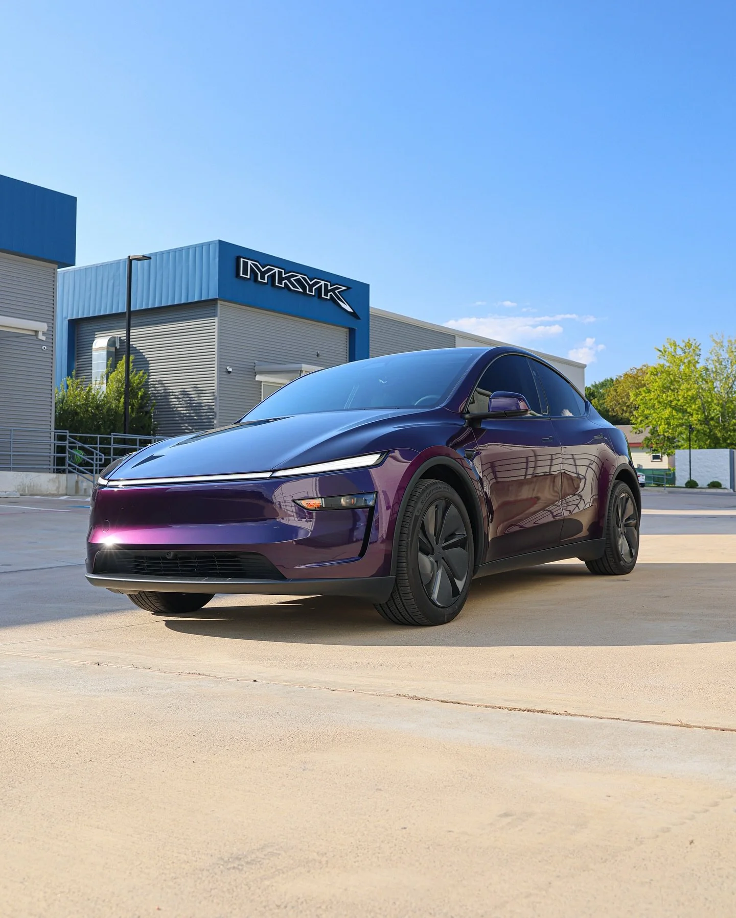 Midnight Purple Wrap Transformation Completed! 🔥Customer came in wanting something purple for his Model Y, and we had the perfect option @inozetek 🟣 What do you think? 

#carwrap #carwraps #carwrappers #carwrapdesign #wrappingcars #teslamodely #tes