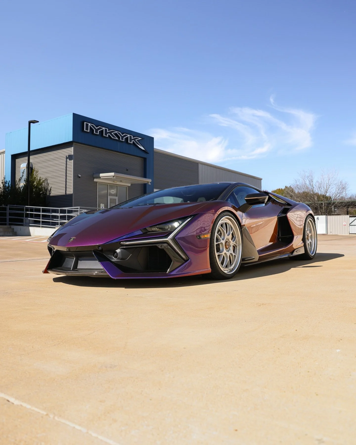 New car means new shoes 😈 Adding this Revuelto to our collection, it&rsquo;s only appropriate to pair it with some custom @brixtonforged wheels 🔥

#brixtonforged #newwheels #wheels #iykykgarage #customwheels