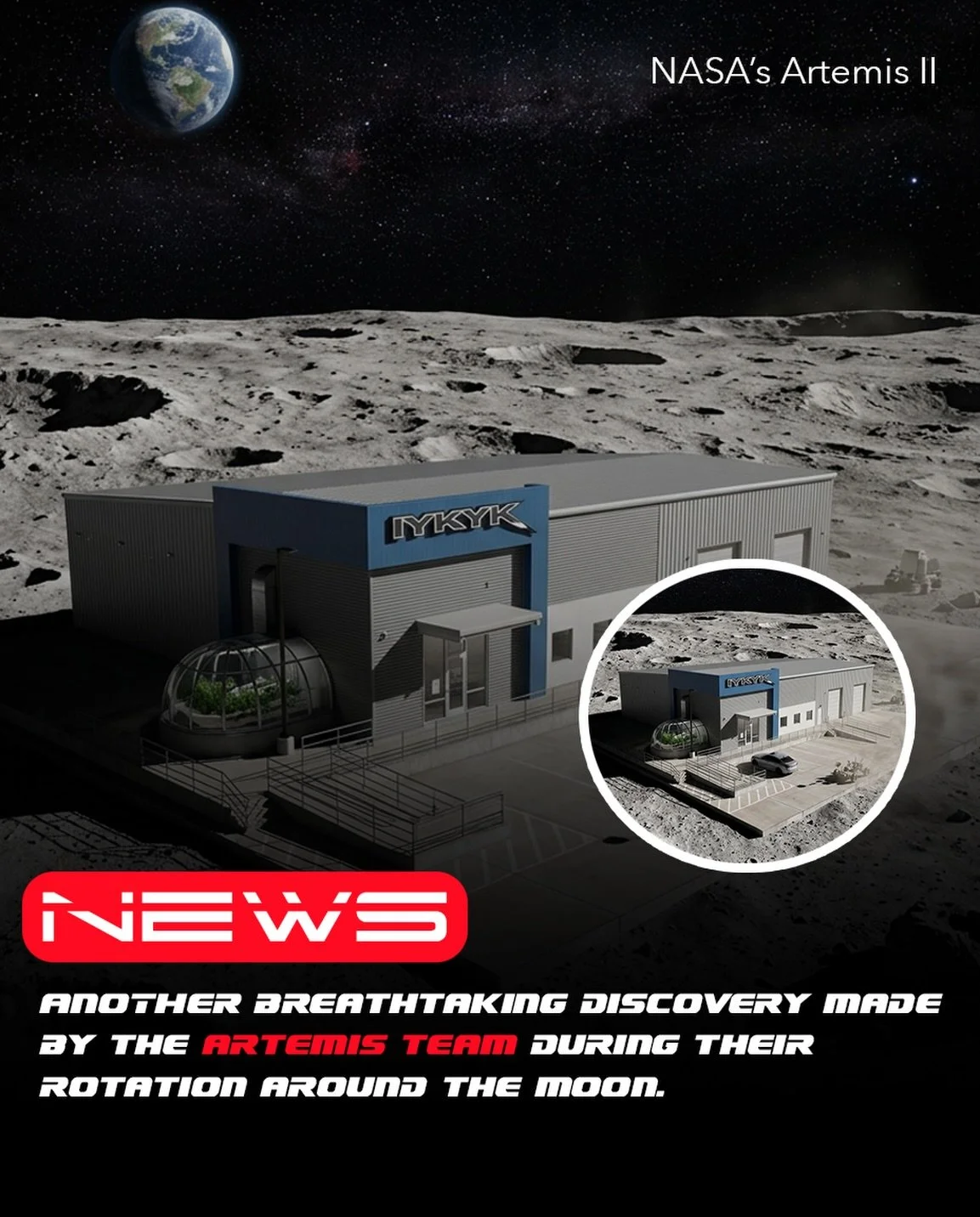 They found our second location! Great work from the team at @nasa Stop by any time for some PPF 🚀

#nasa #nasaartemis #breakingnews #spacememes #spacelovers