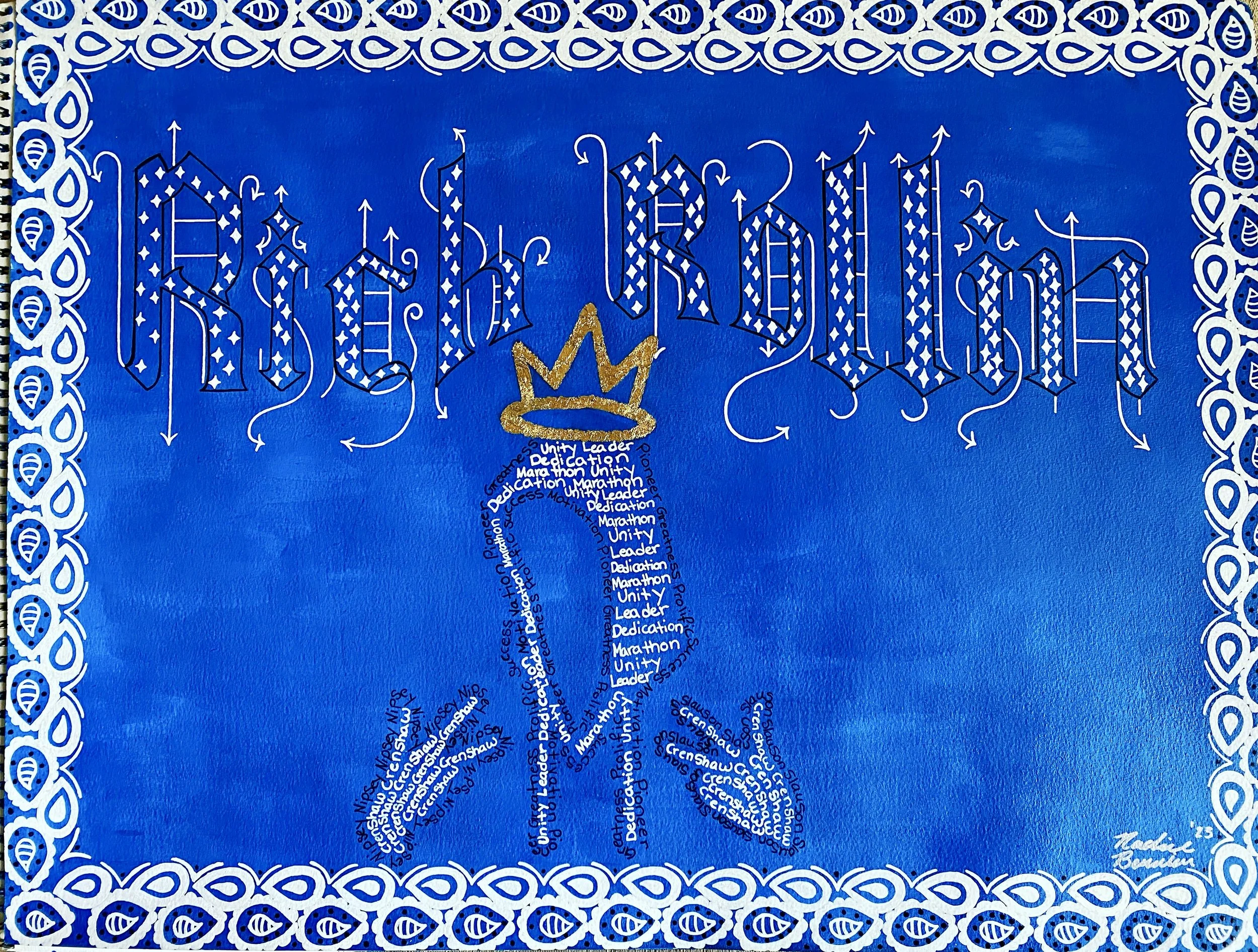 Rich Rollin’
18" x 24"