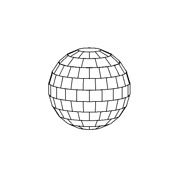 Eine rotierende Diskokugel