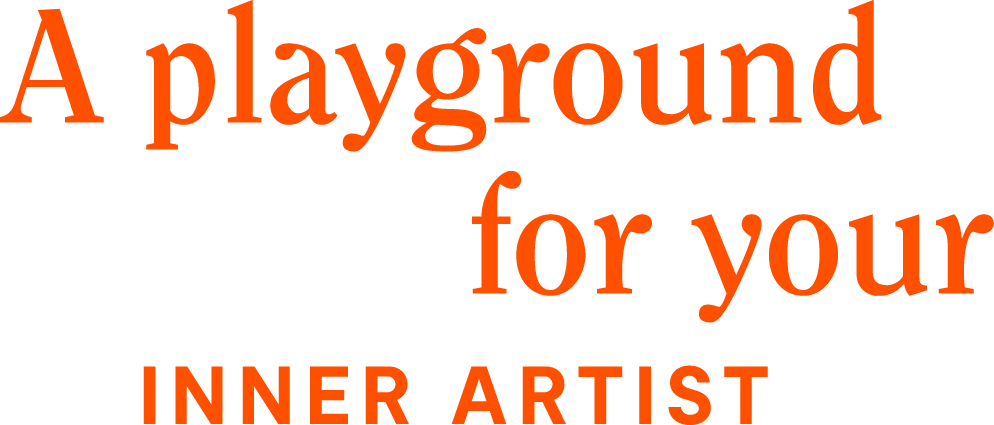 Text „A Playground for your inner Artist“