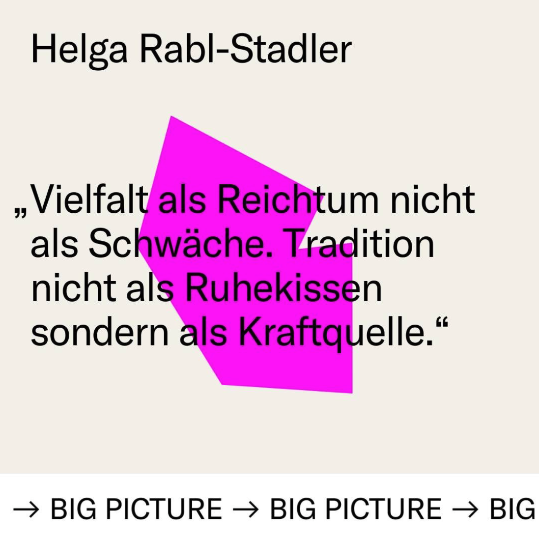 Zitat: Helga Rabl-Stadler