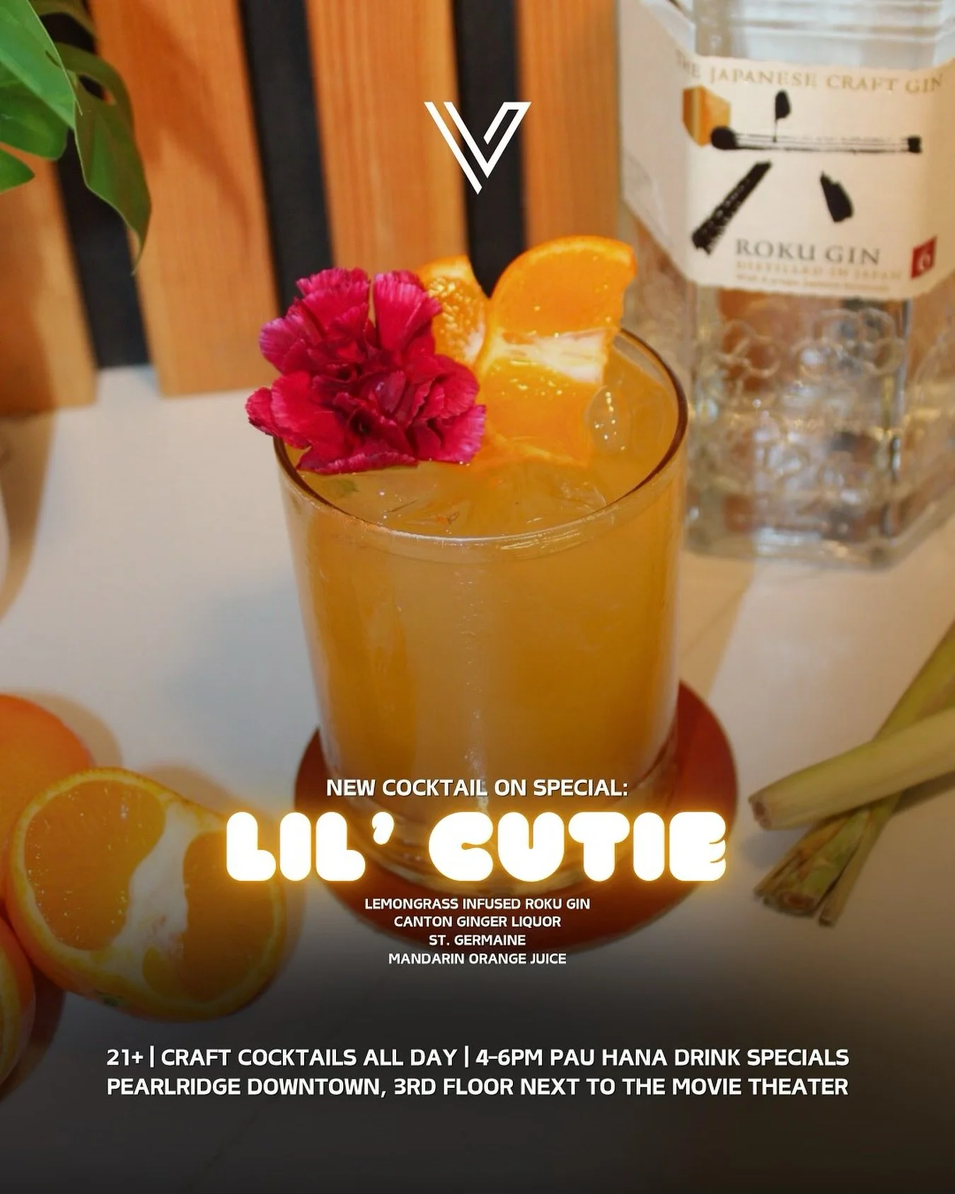 new cocktail special - lil&rsquo; cutie 🍊