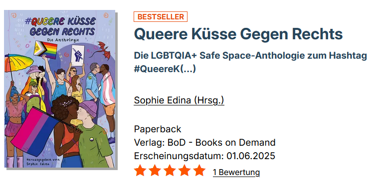 #QueereKüsseGegenRechts ist ein Bestseller - und im stationären Handel!