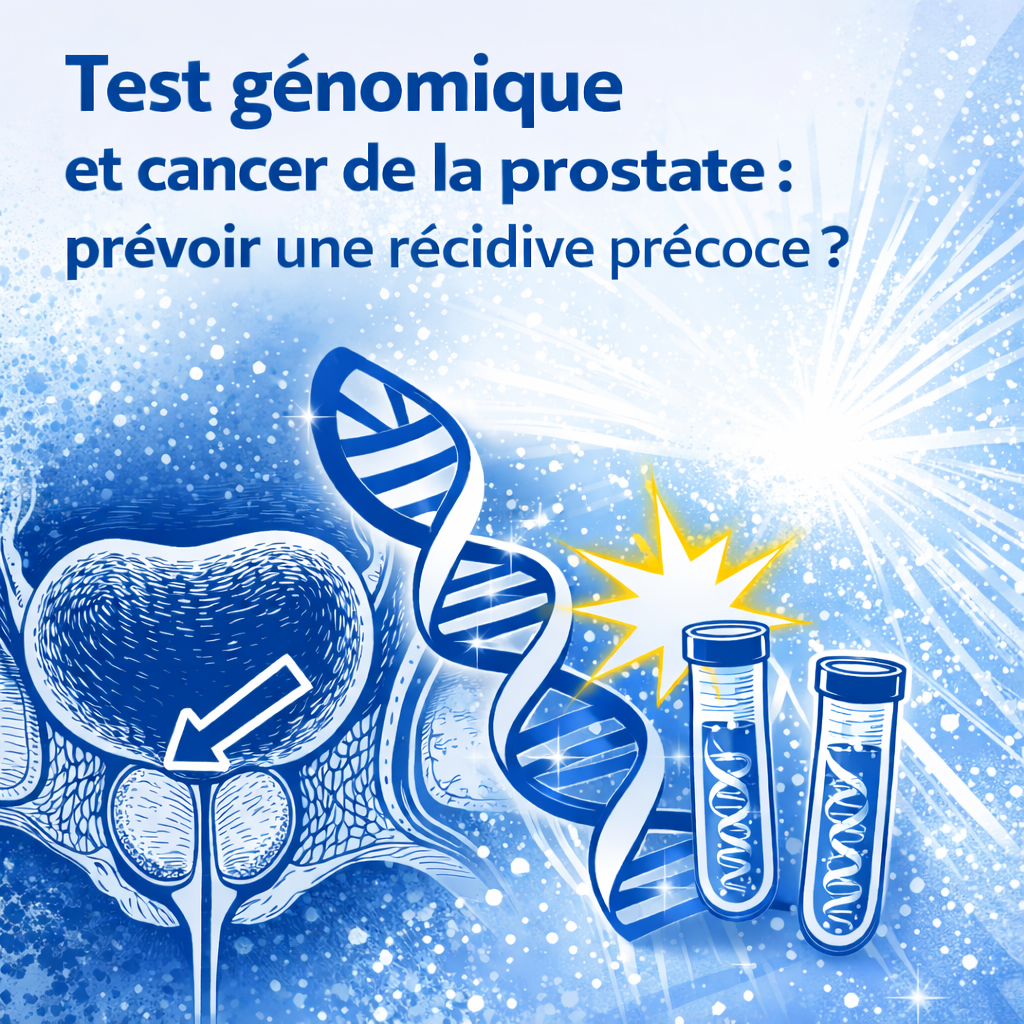 Test génomique prostate : un nouvel allié pour prédire les récidives précoces du cancer de la prostate