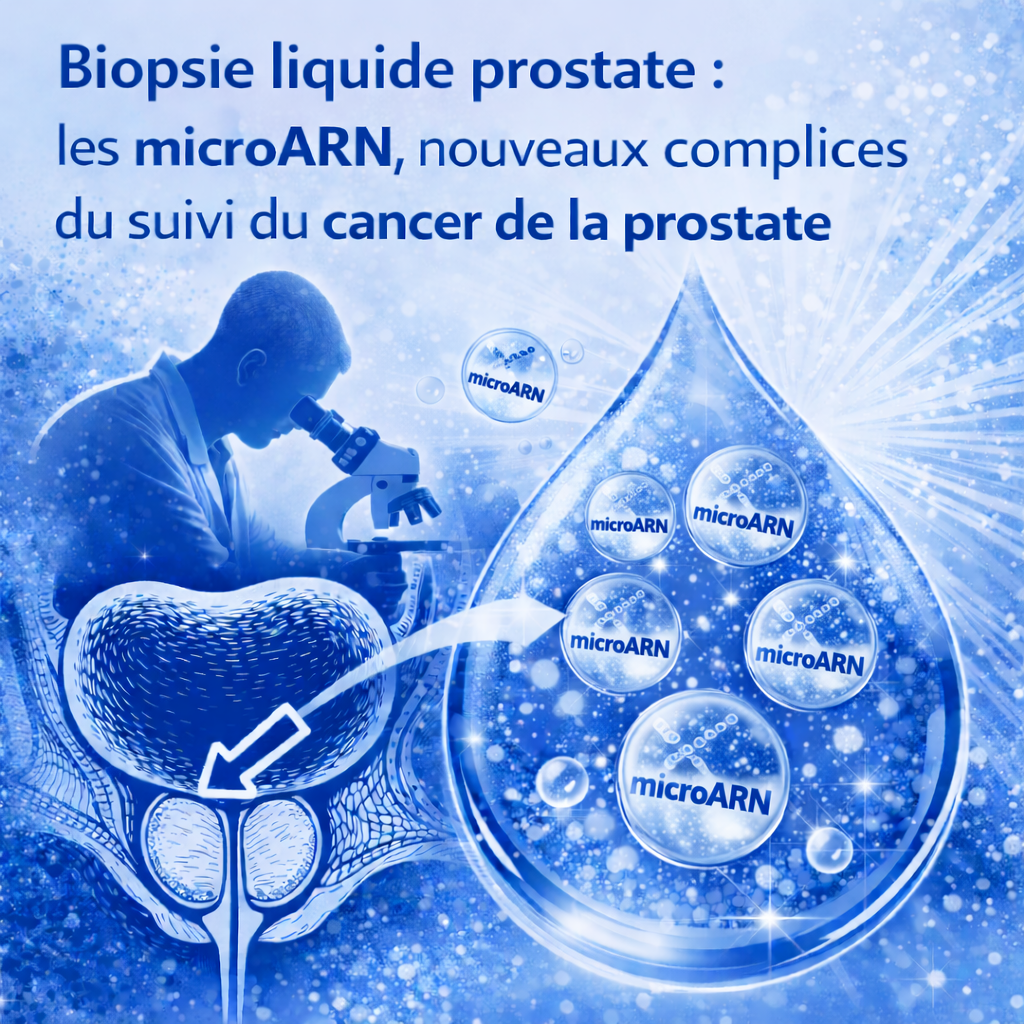 Biopsie liquide prostate : les microARN, nouveaux complices du suivi du cancer de la prostate