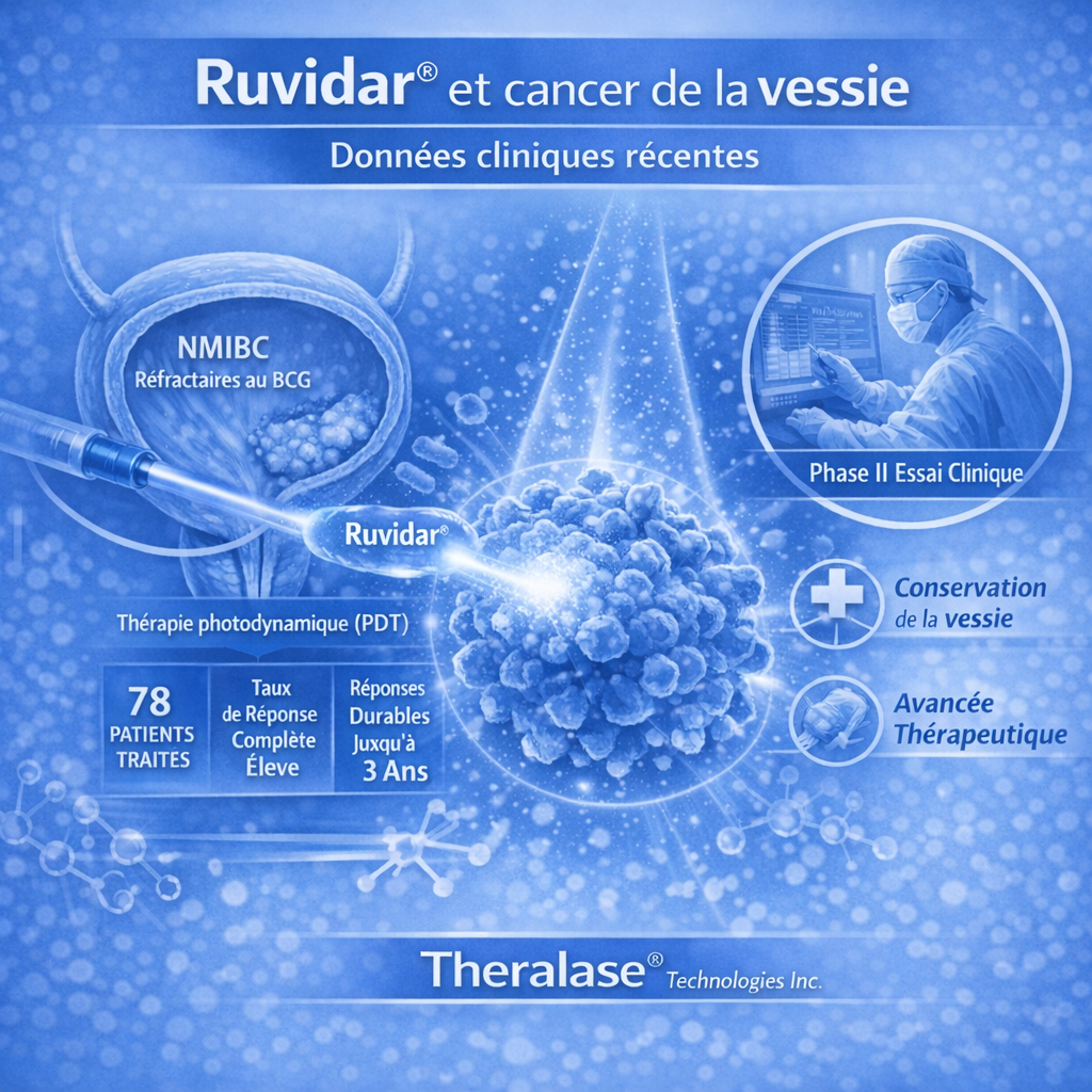 Ruvidar® et cancer de la vessie : données cliniques récentes et perspectives thérapeutiques
