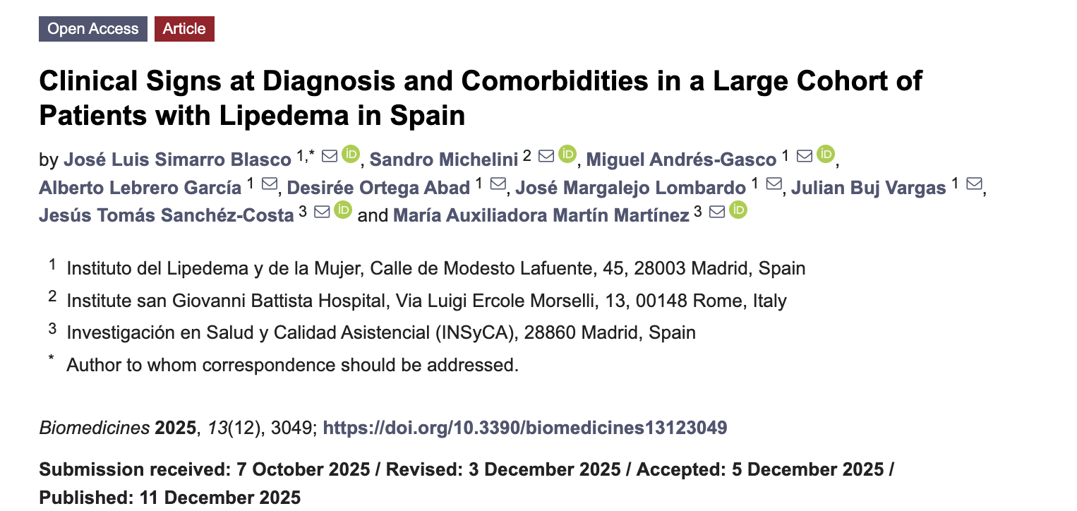 Lipedema. Un metodo certificato