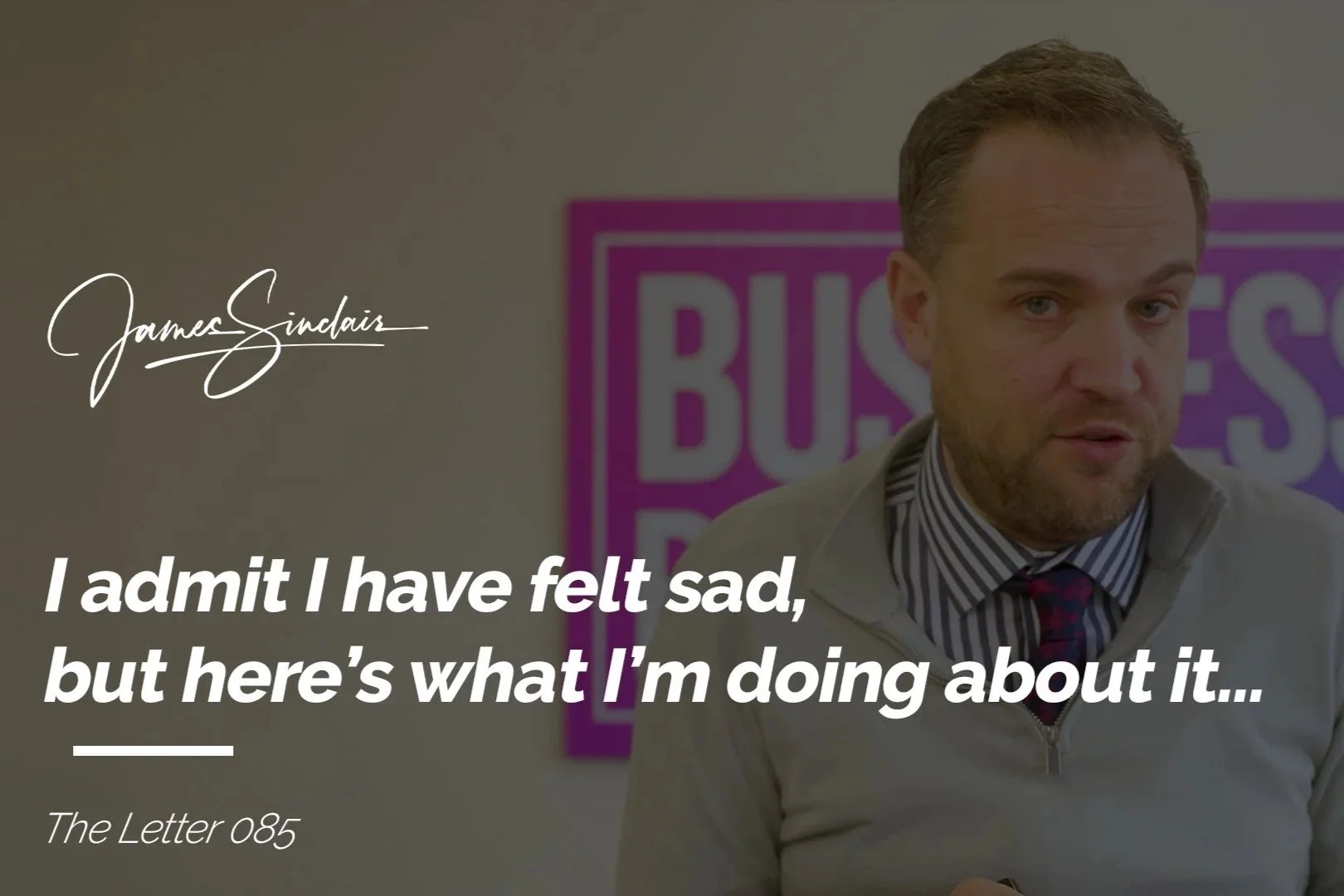 I admit I have felt sad, but here’s what I’m doing about it…