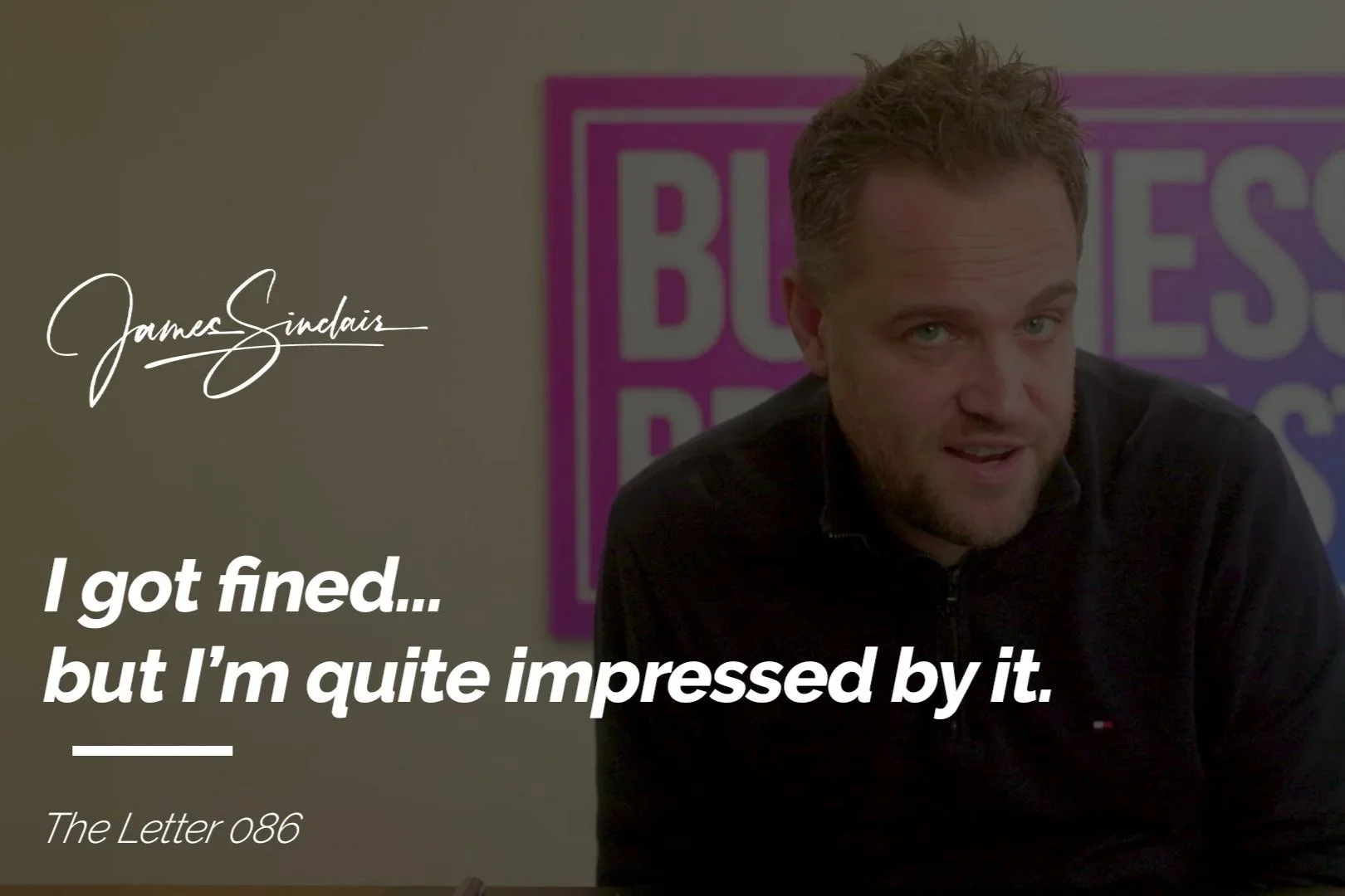 I got fined… but i’m quite impressed by it.