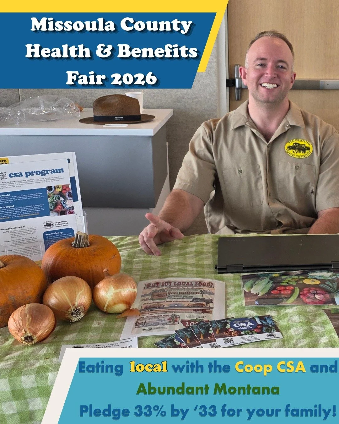 Thanks to everyone for stopping by the table on Tuesday. It was great to meet you all! To good health in 2026!!! 🥕

>>>Maybe a CSA is the commitment you need to kick start your goals in 2026? 😉

-Speaking of commitments: check out @abundan