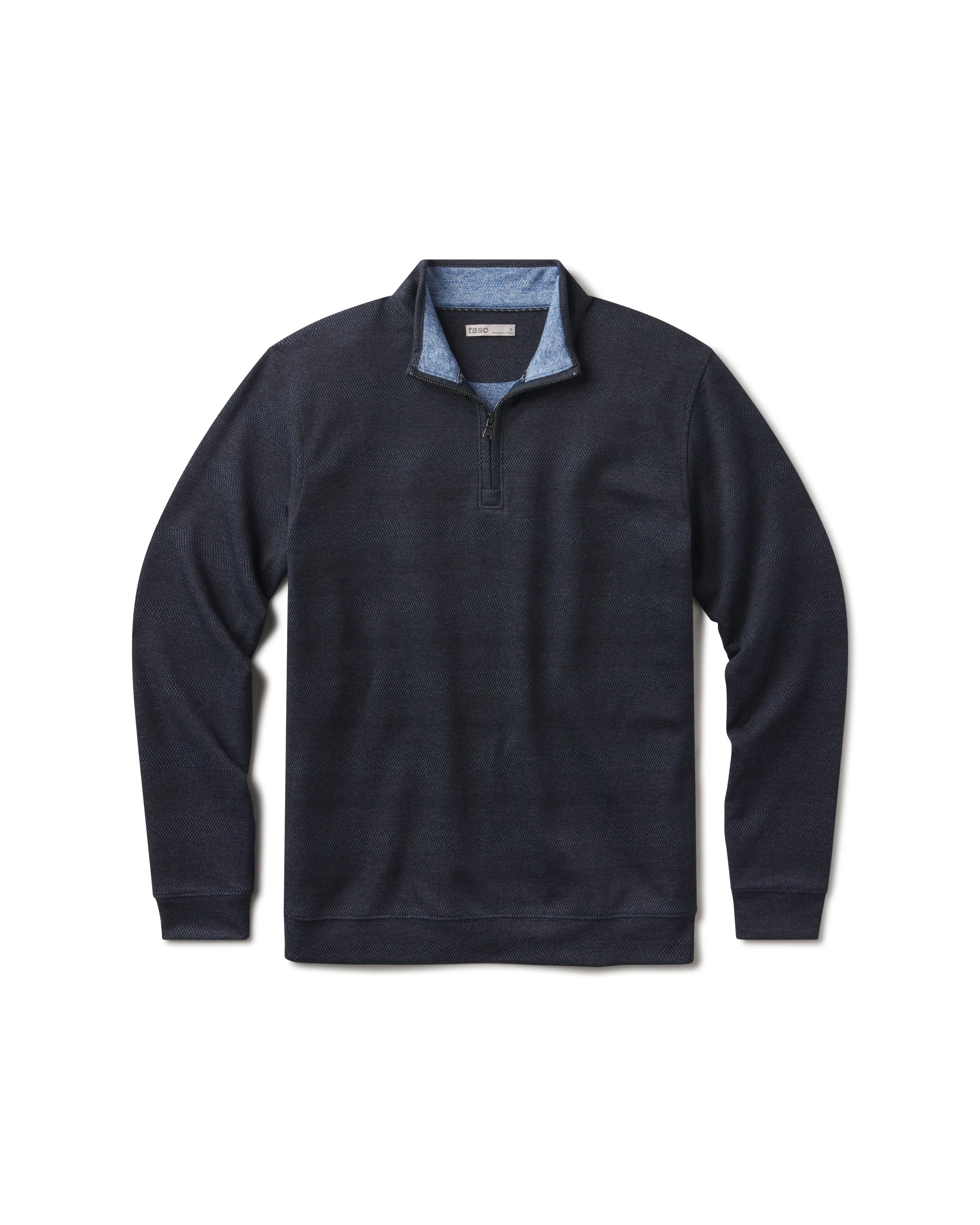 Crest Jacquard Qtr Zip_Navy_TW885-416.jpg