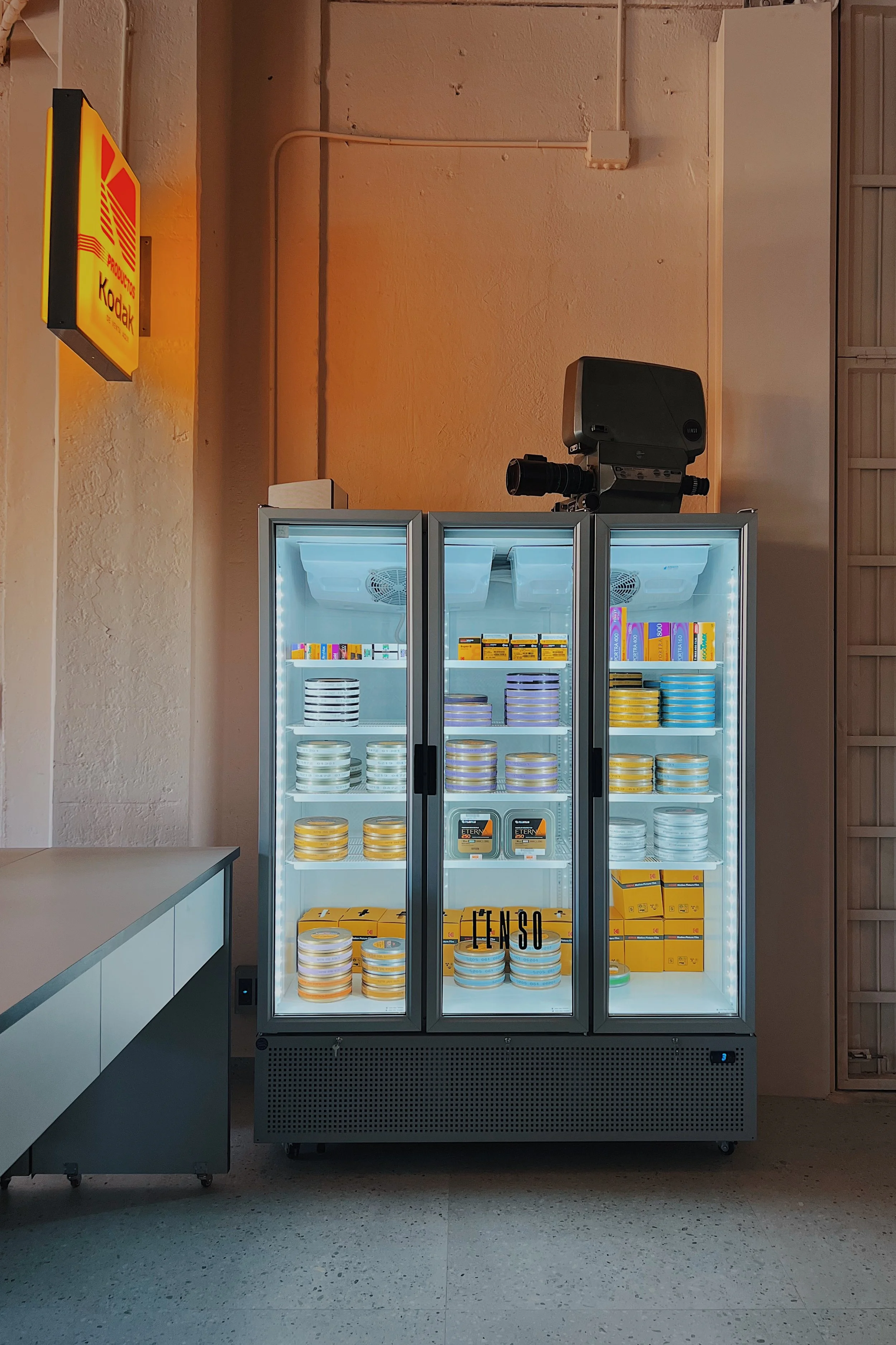 Fridge full of film