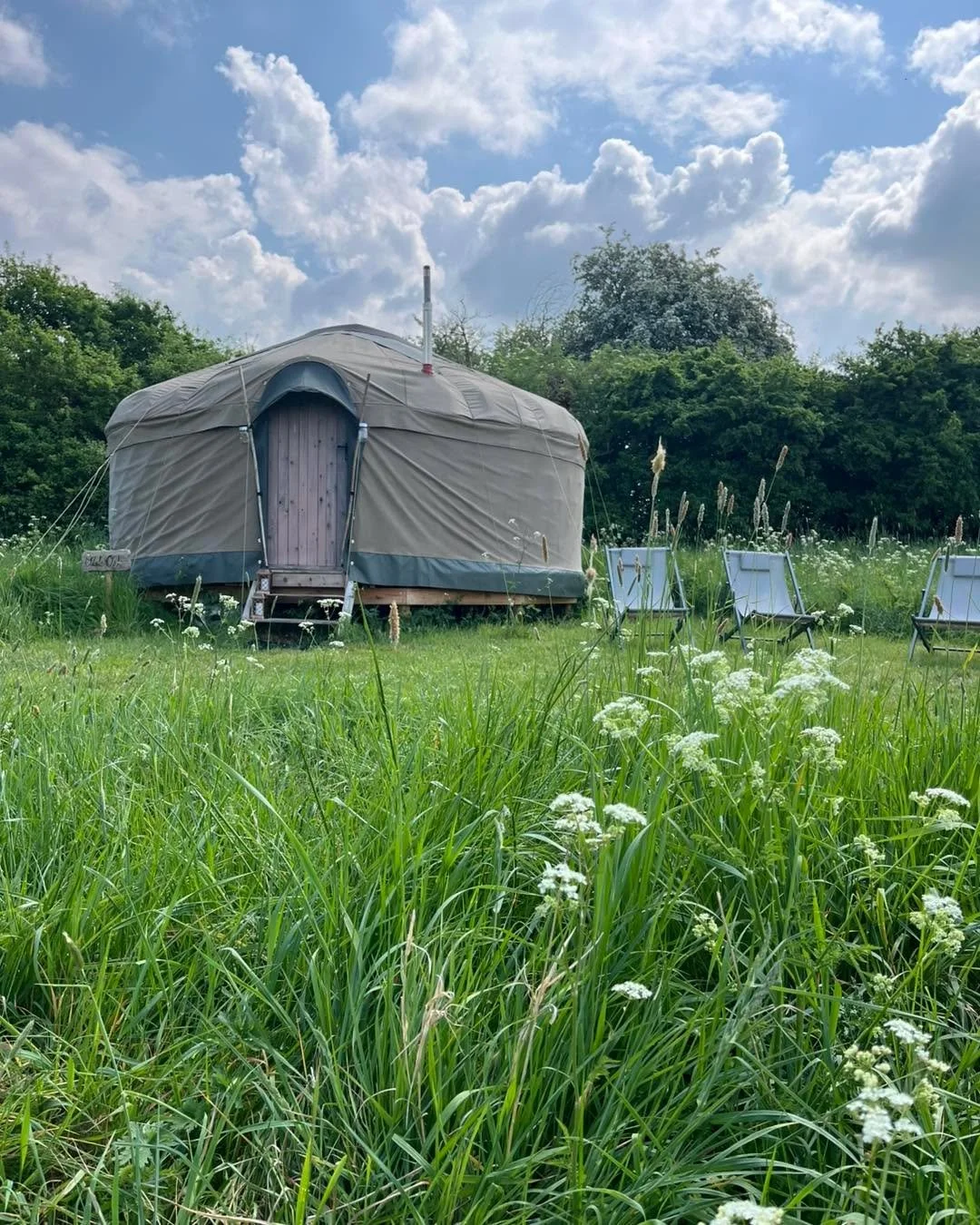 Slow summer stays 🌿
Escape to the meadow and stay in one of our handcrafted yurts&mdash;Ash beside an ash tree, Oak sitting proudly opposite ancient woodland, or cosy Hazel tucked in wildflowers.

Enjoy 20% off midweek stays all summer long.
Nature,