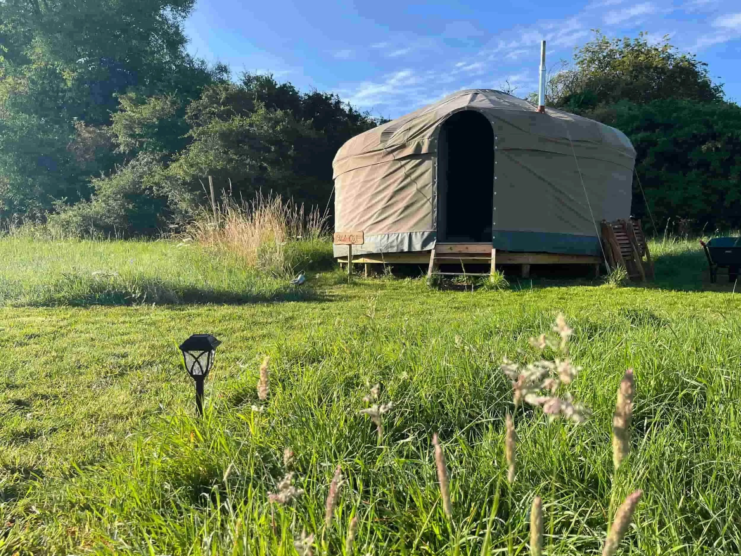 Beautiful yurt in Wiltshire Countryside
