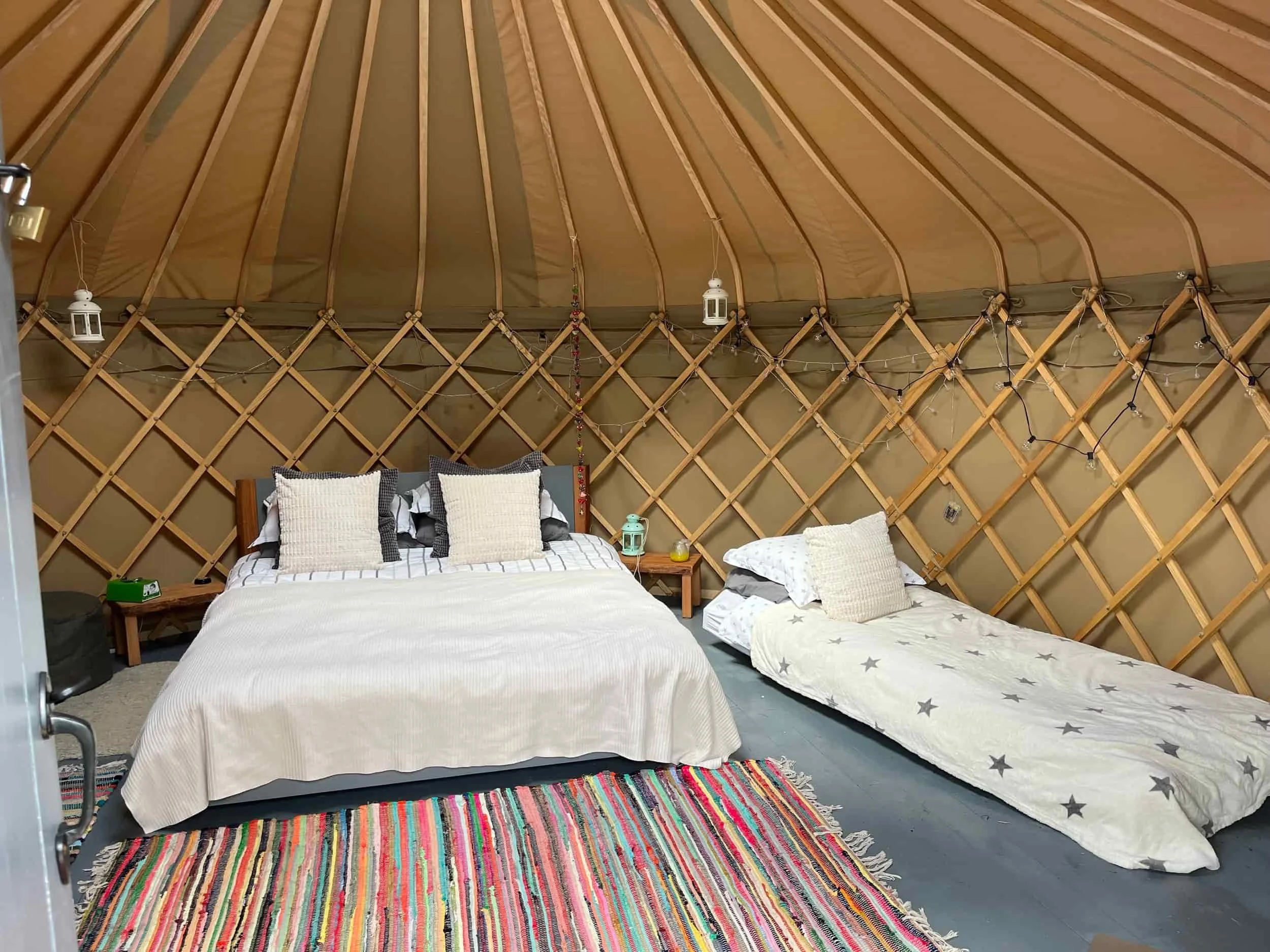 Stunning yurt with king sized bed