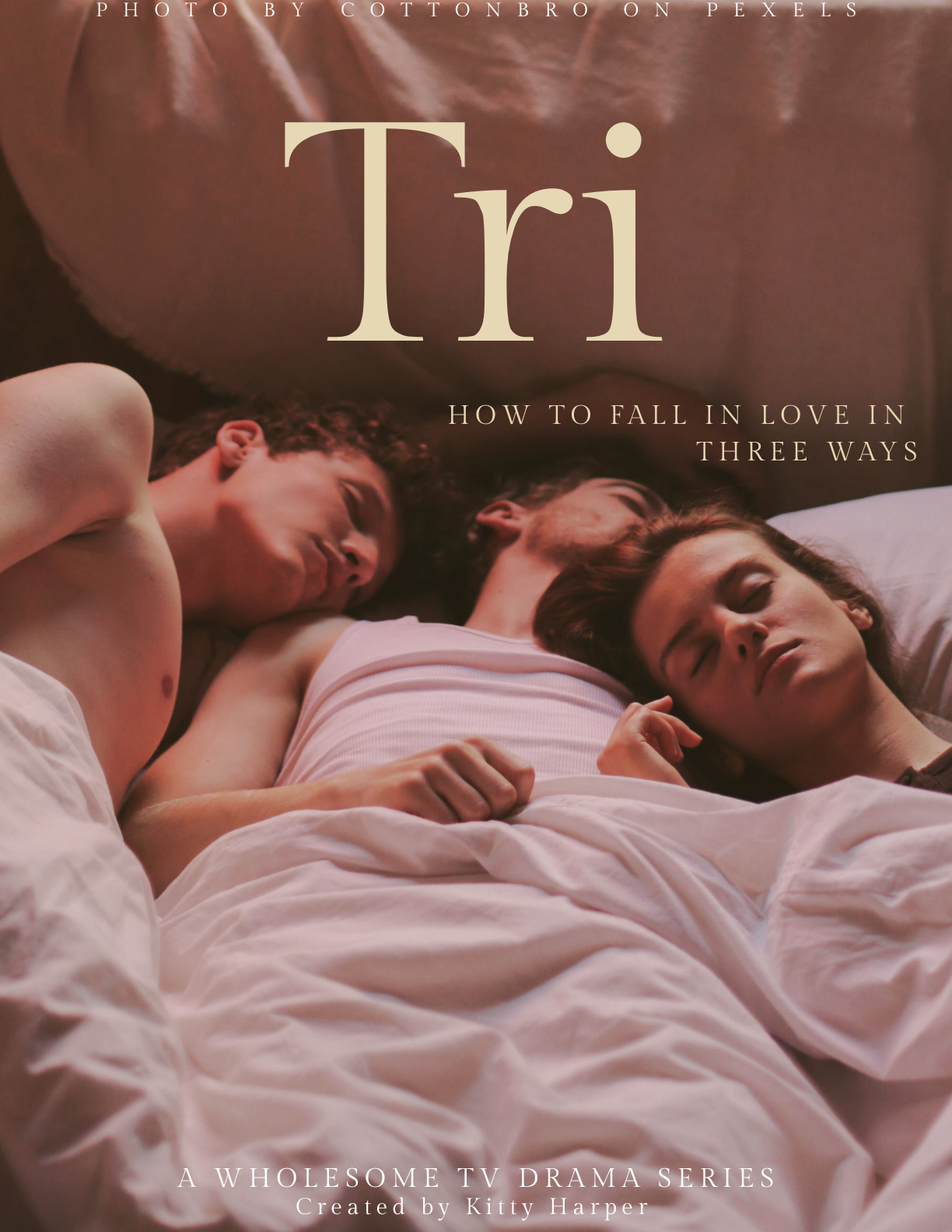 Three people with conflicting backgrounds wind up in a throuple relationship. We follow their journey through happiness and hardships, prejudice and praise as they attempt to normalise their relationship to others.