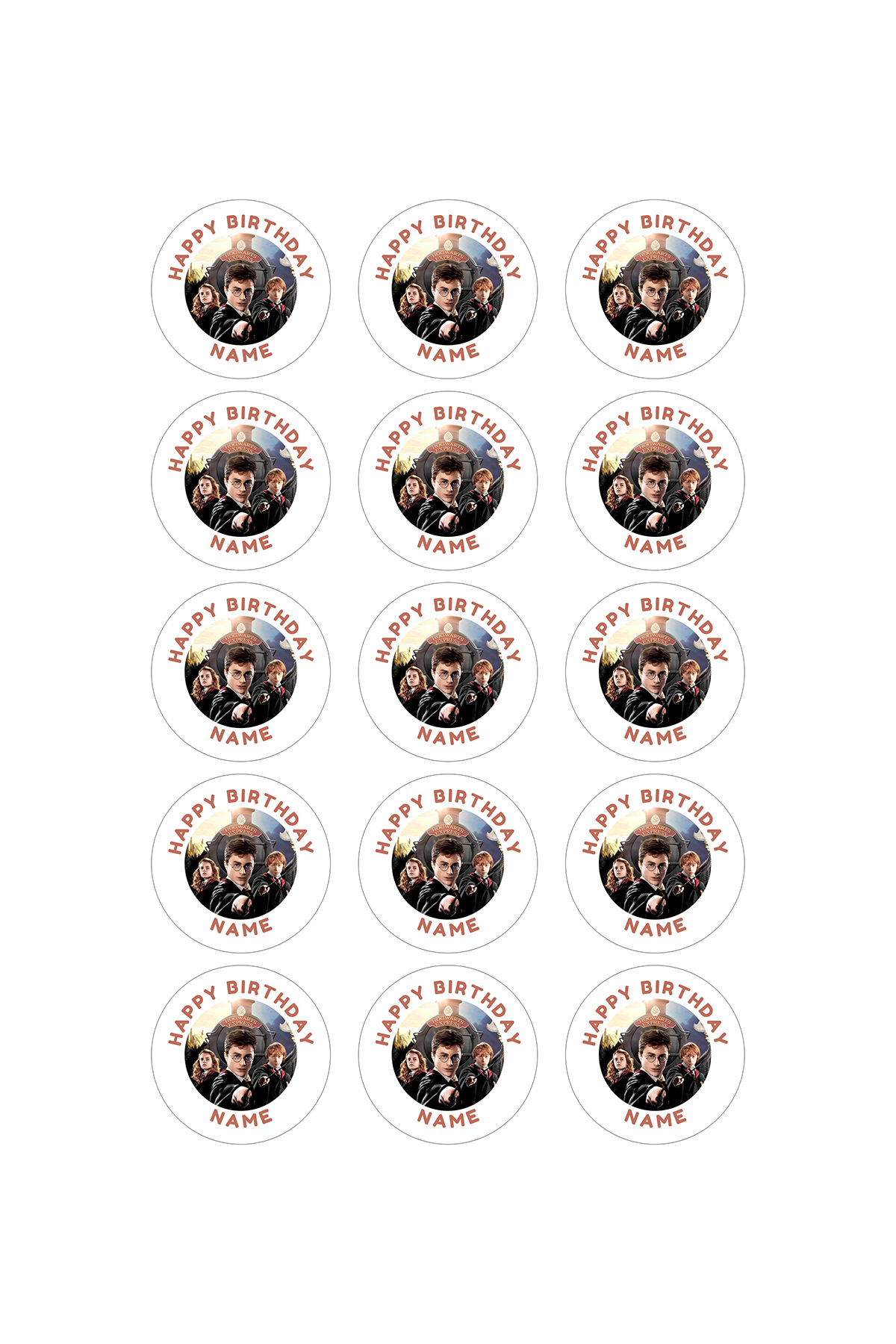Magic Bakery: Custom edible printed cake and cupcake toppers, fast delivery in Ireland.
