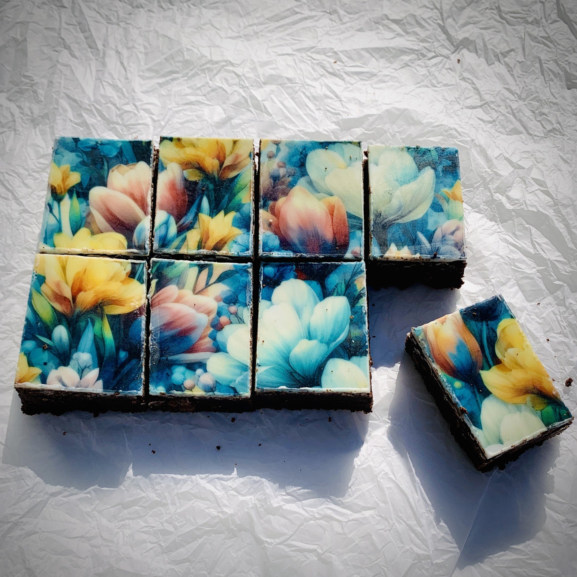 Brownies with picture