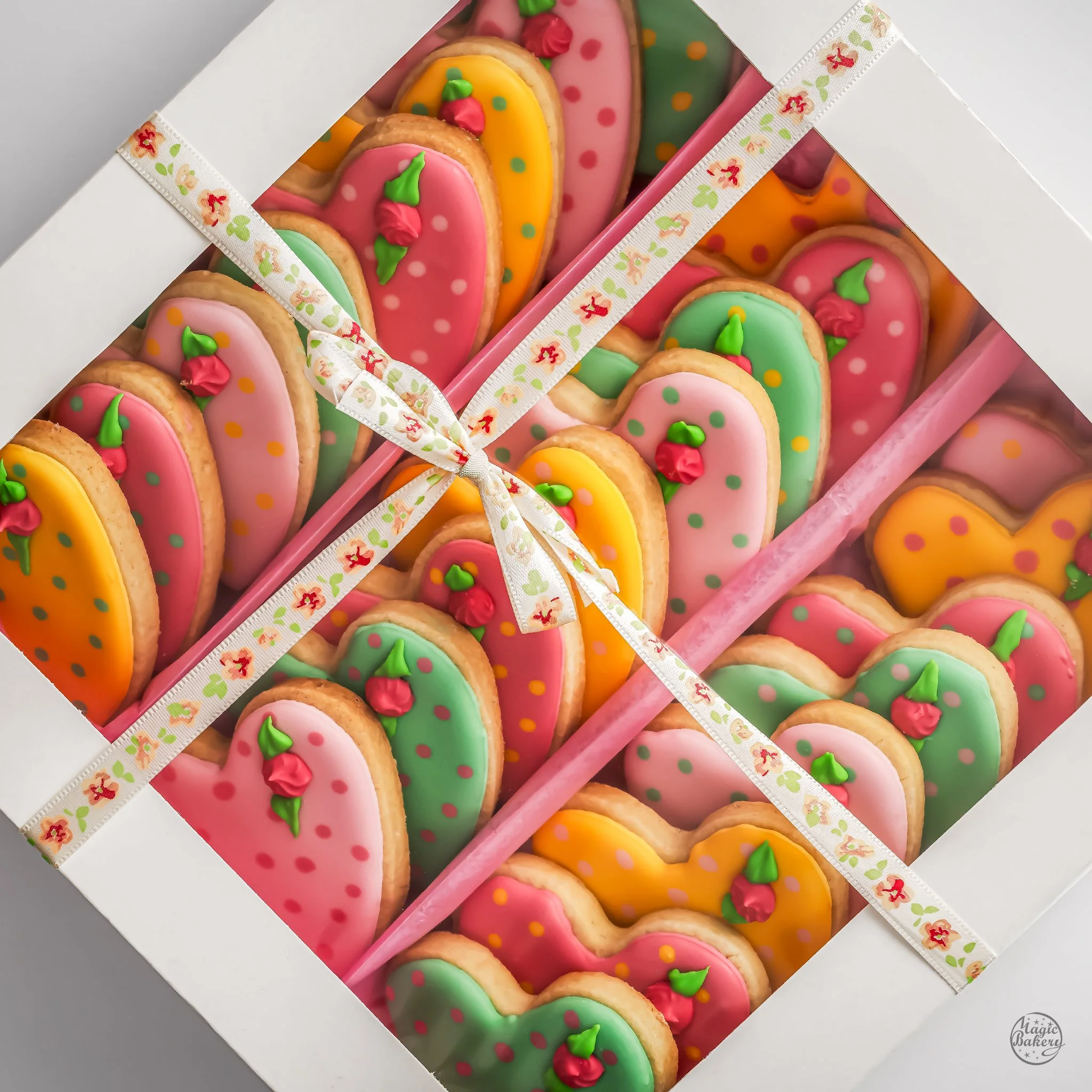 Magic Bakery's Iced Cookies: Rainbow Hearth in a Box
