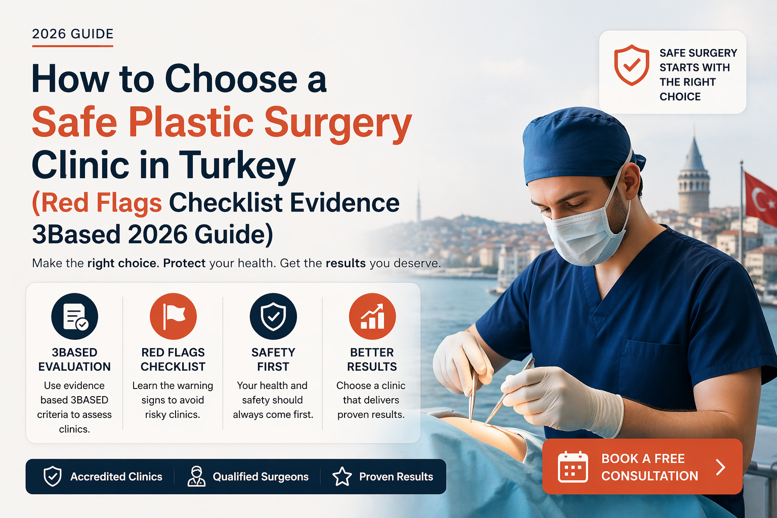 How to Choose a Safe Plastic Surgery Clinic in Turkey(Red Flags Checklist  Evidence Based 2026 Guide)