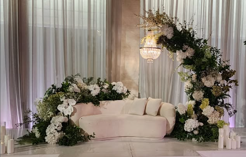 Enchanted Garden Chandelier Stage