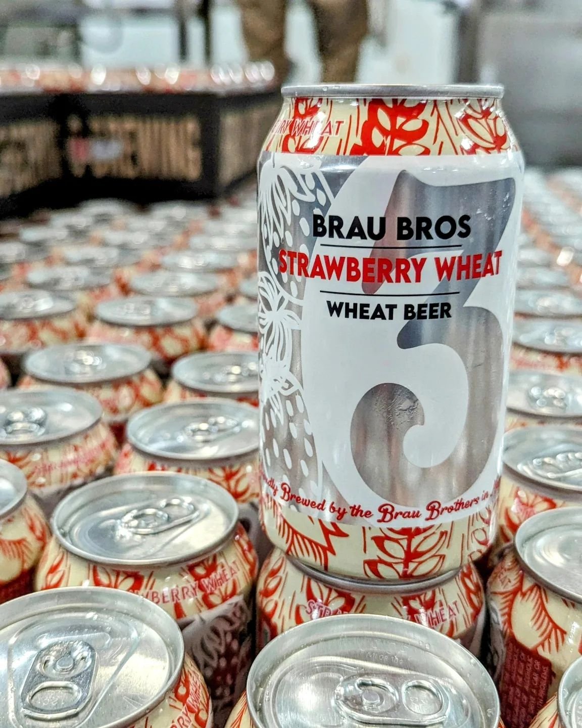 Your favorite Strawberry Wheat, is getting its own canning moment.

Look for this beauty later this spring in our SUNNY DAY MIXERS! ☀️ What else will be in there, you ask? Keep checking this page as we can the other beers!