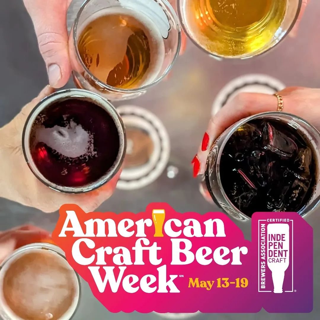 CHEERS 🍻 to American Craft Beer Week! Let's raise a pint to the innovative brewers, the unique brews, and the awesome community that brings us together.