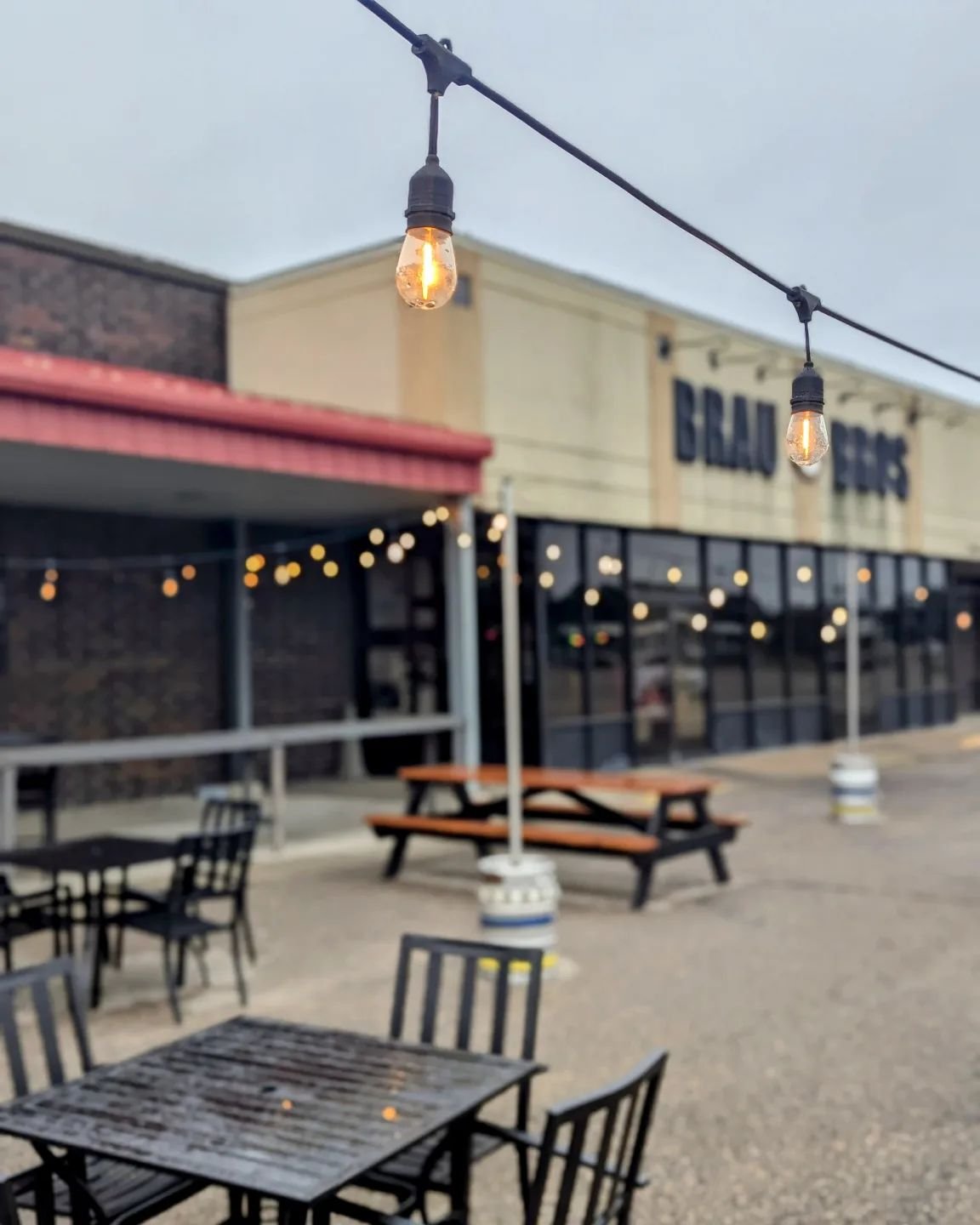 As the saying goes, &quot;when life gives you rain, head on over to Brau for a beer.&quot; 🤔

Open today 11a-11p! 🍻