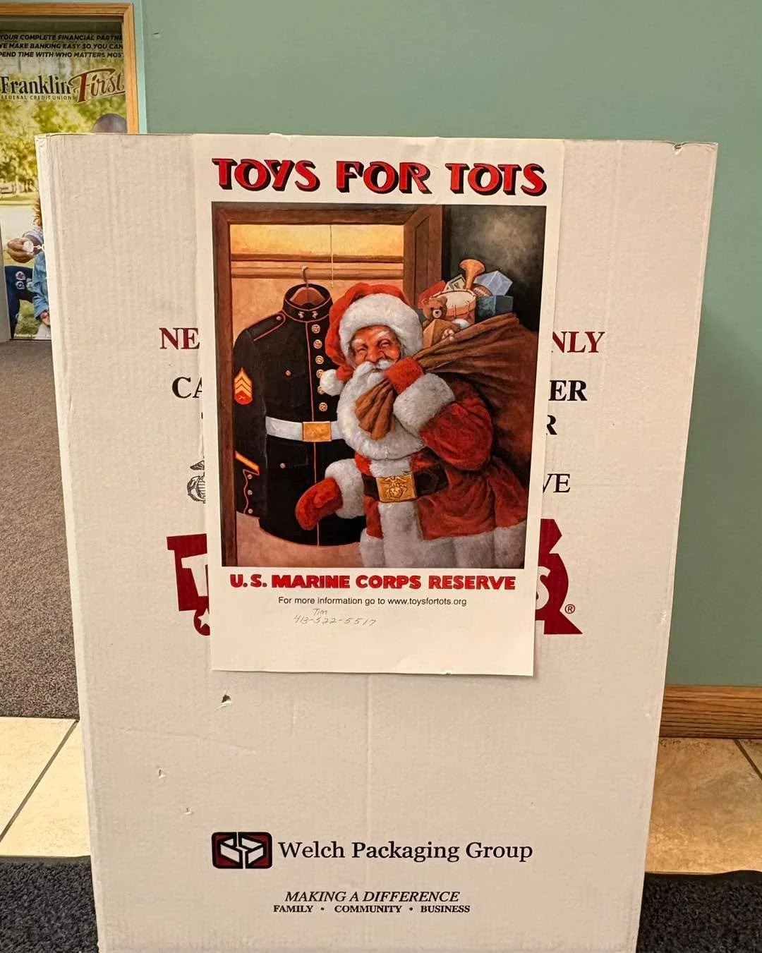 We&rsquo;re happy to announce that we are once again a drop off location for this years Toys for Tots toy drive !

Final pick up is December 12th 

If interested please drop off any new and unwrapped toys to our drop off bin inside our lobby .