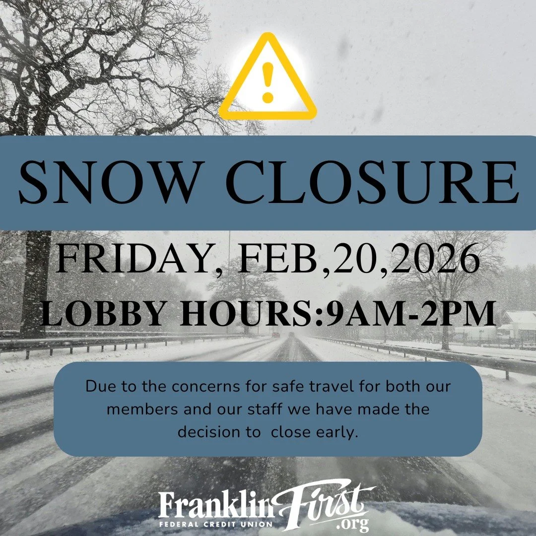 In anticipation of the impending winter weather, we will be closing at 2pm today to ensure the safe travel of our employees and members. The safety of our team and patrons is of utmost importance, and we urge everyone to exercise caution on the roads
