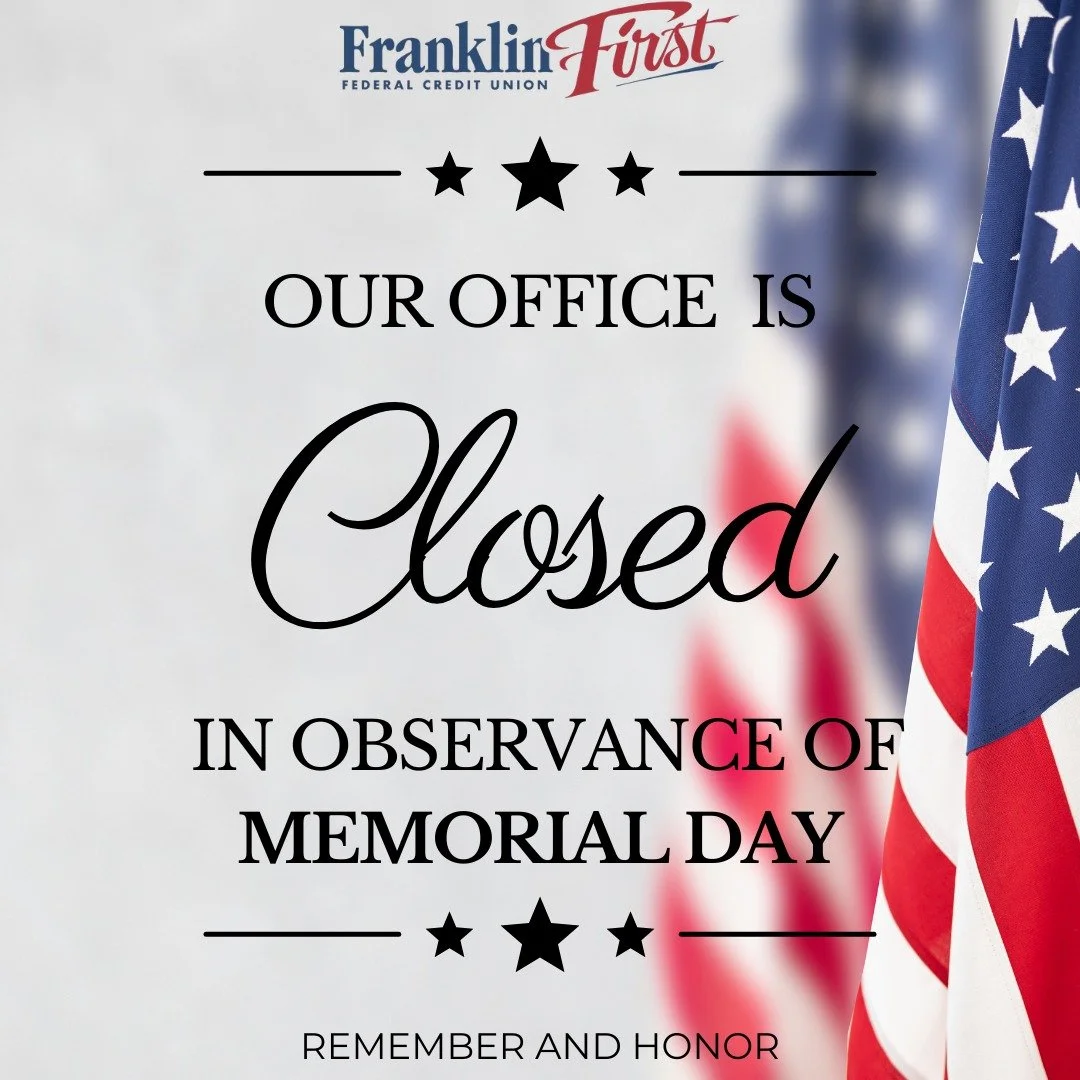 Our office is closed today, Monday, May 25th in observance of Memorial Day.