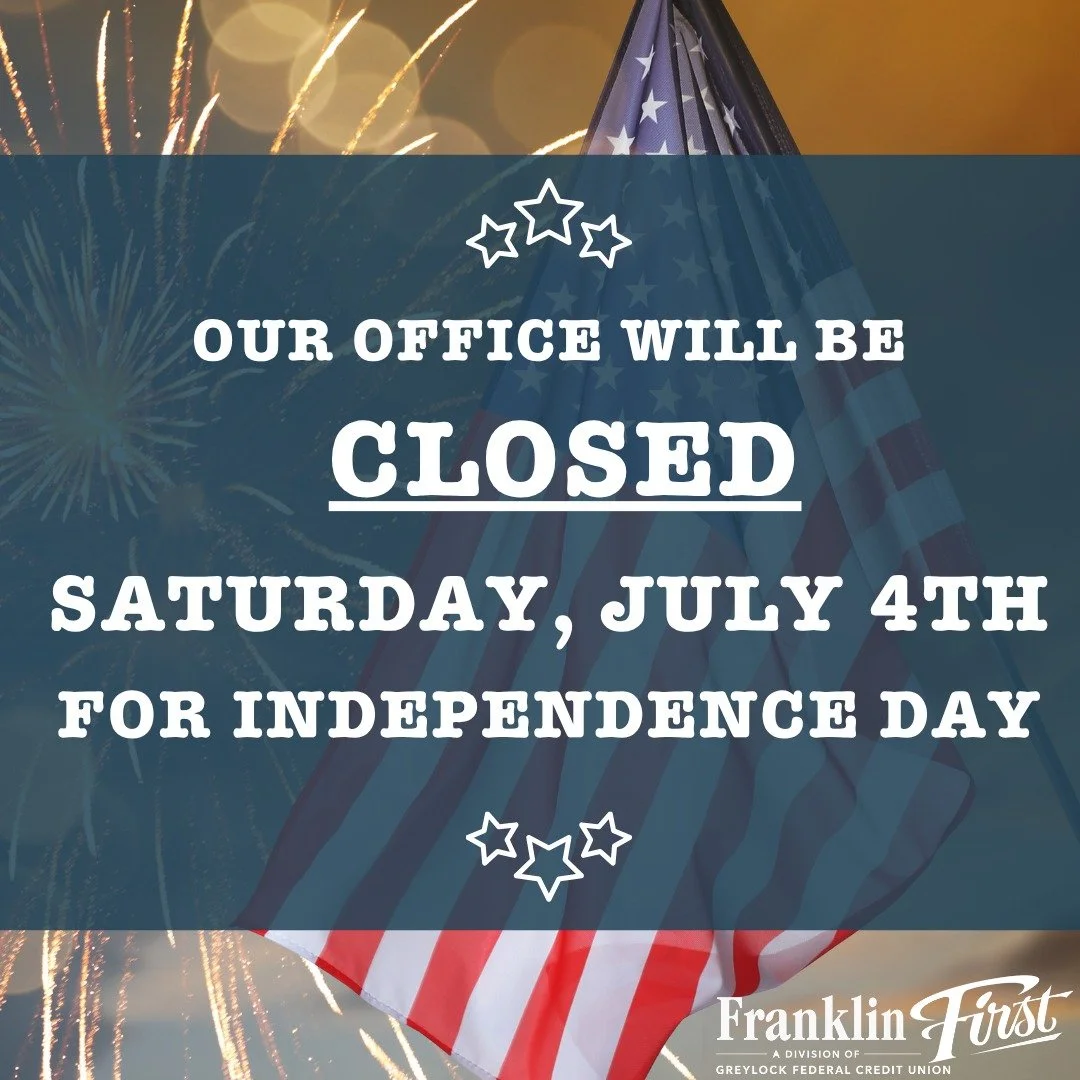 Holiday Hour Notice :

We will be closed on Saturday, July 4th for Independence Day!

Need to check your balance when we're closed?  No problem - there are a couple of ways you can access your account after hours.

🌐 Access our online banking portal