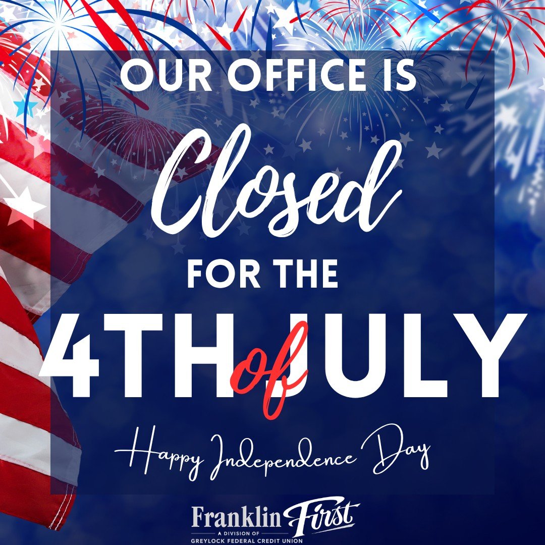 Saturday, July 4th -  Our office is CLOSED today for Independence Day.

We will resume regular operating hours on Monday, July 6th. 

Happy Independence Day!