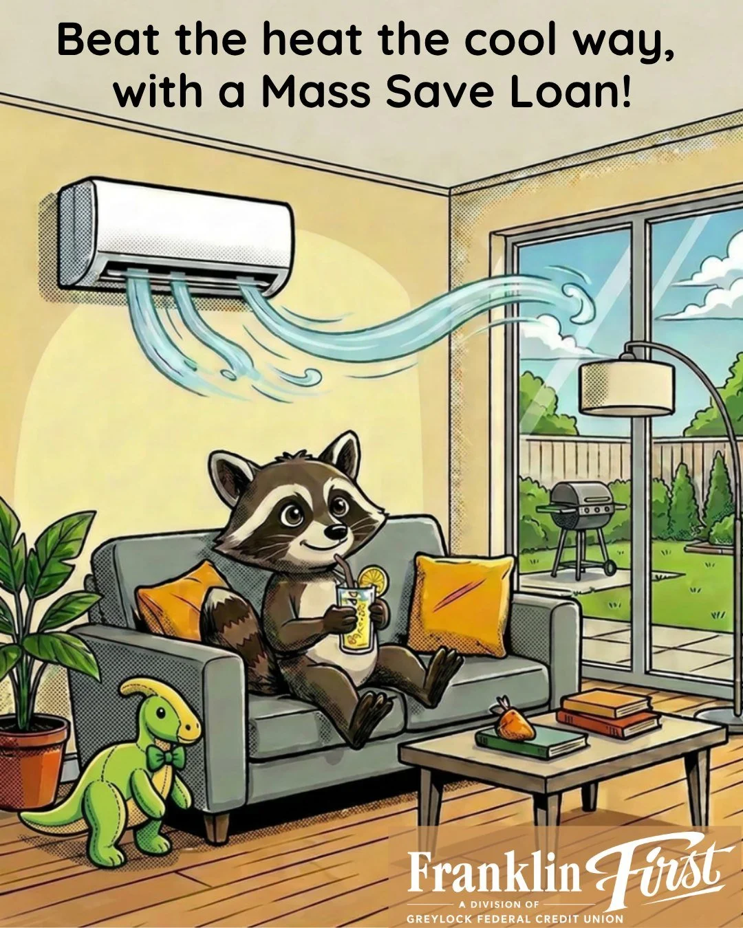As summer temperatures rise, keeping your home cool and comfortable can become both a priority and a financial concern. We get it! Which is why here at Franklin First we partner with @masssave  to offer a 0% interest HEAT Loan* designed to make your 