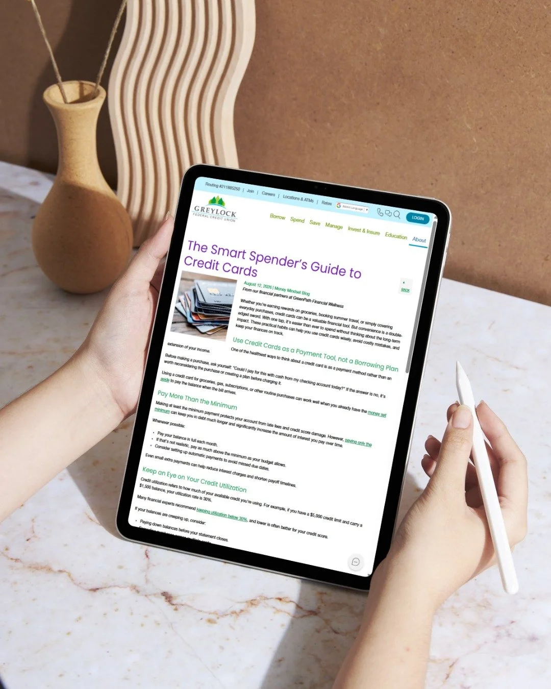Credit cards can be a useful way to pay for unexpected expenses, and help you build your credit. But it can also be very easy to let them get a bit out of hand because they're also incredibly convenient. 

Greylock Federal Credit Union's Money Mindse
