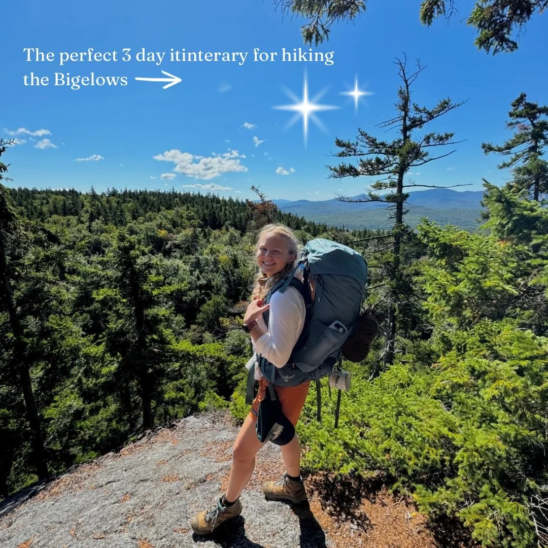 Here is our perfect 3 day backpacking itinerary for the Bigelow Traverse via the Appalachian Trail! 🏕️🥾⛰️

Save for your next backpacking trip! 

@mainehikes 
@mainehikes 
@mainehikes 

#mainehikes #maine #bigelow #appalachian #appalaciantrail