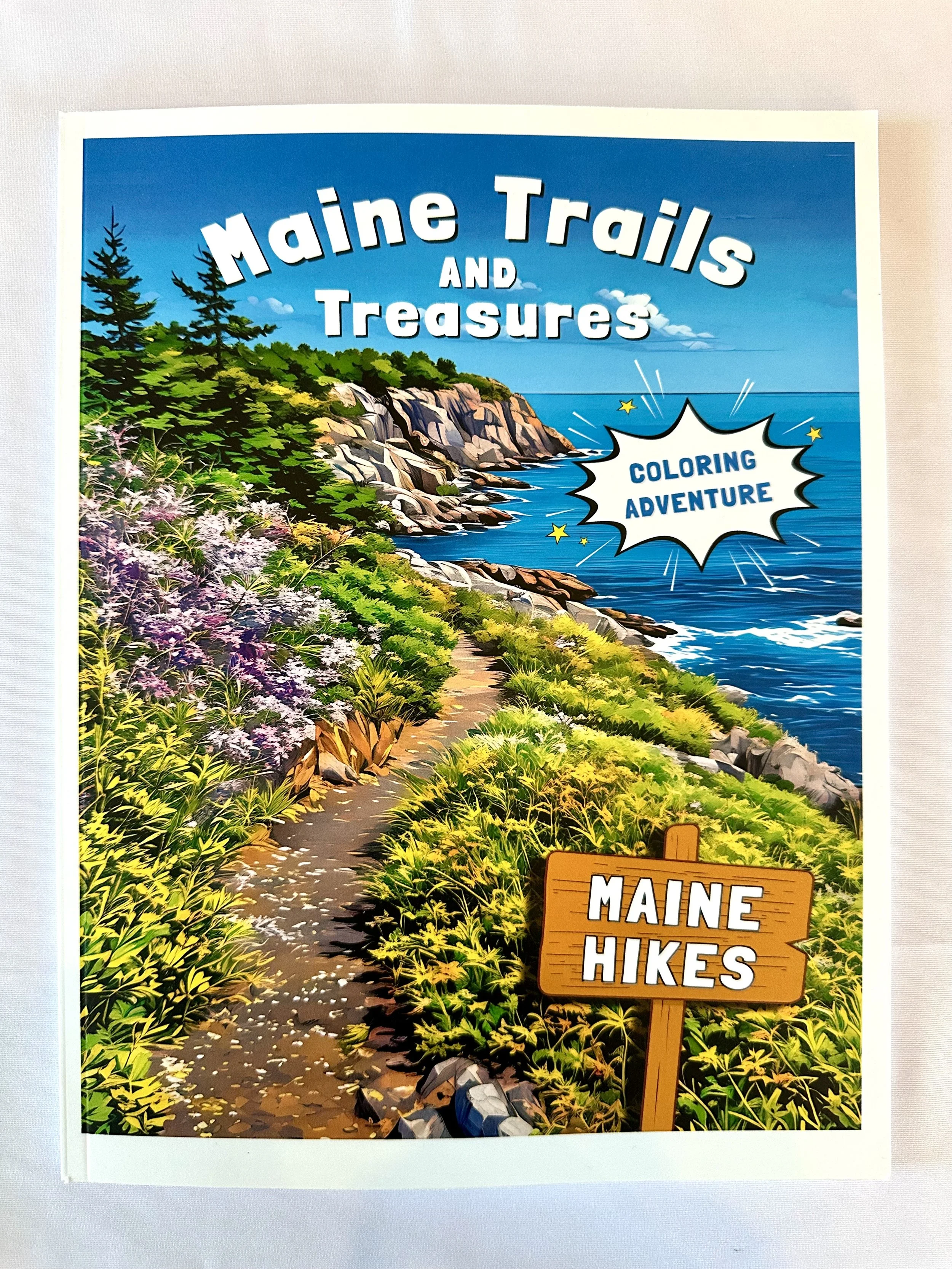 Maine Hikes Coloring Book