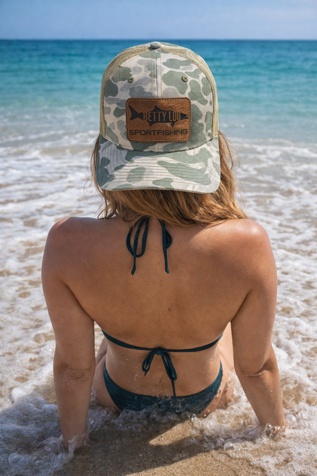 Betty Lou Camo Patch Hat
