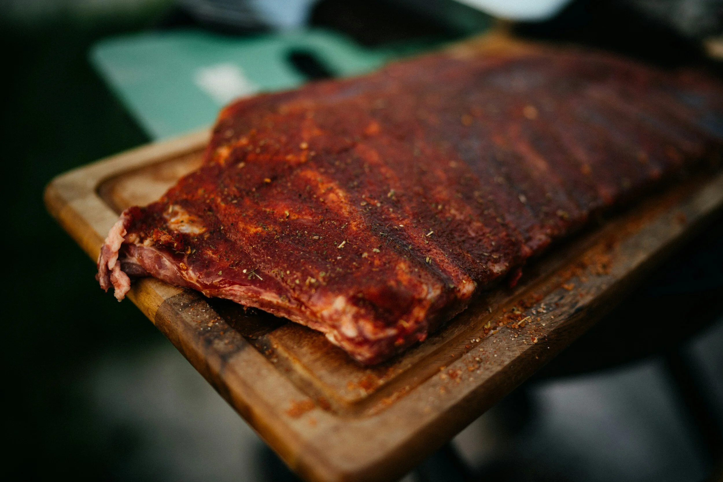 Ribs using KC Sweet BBQ Rub