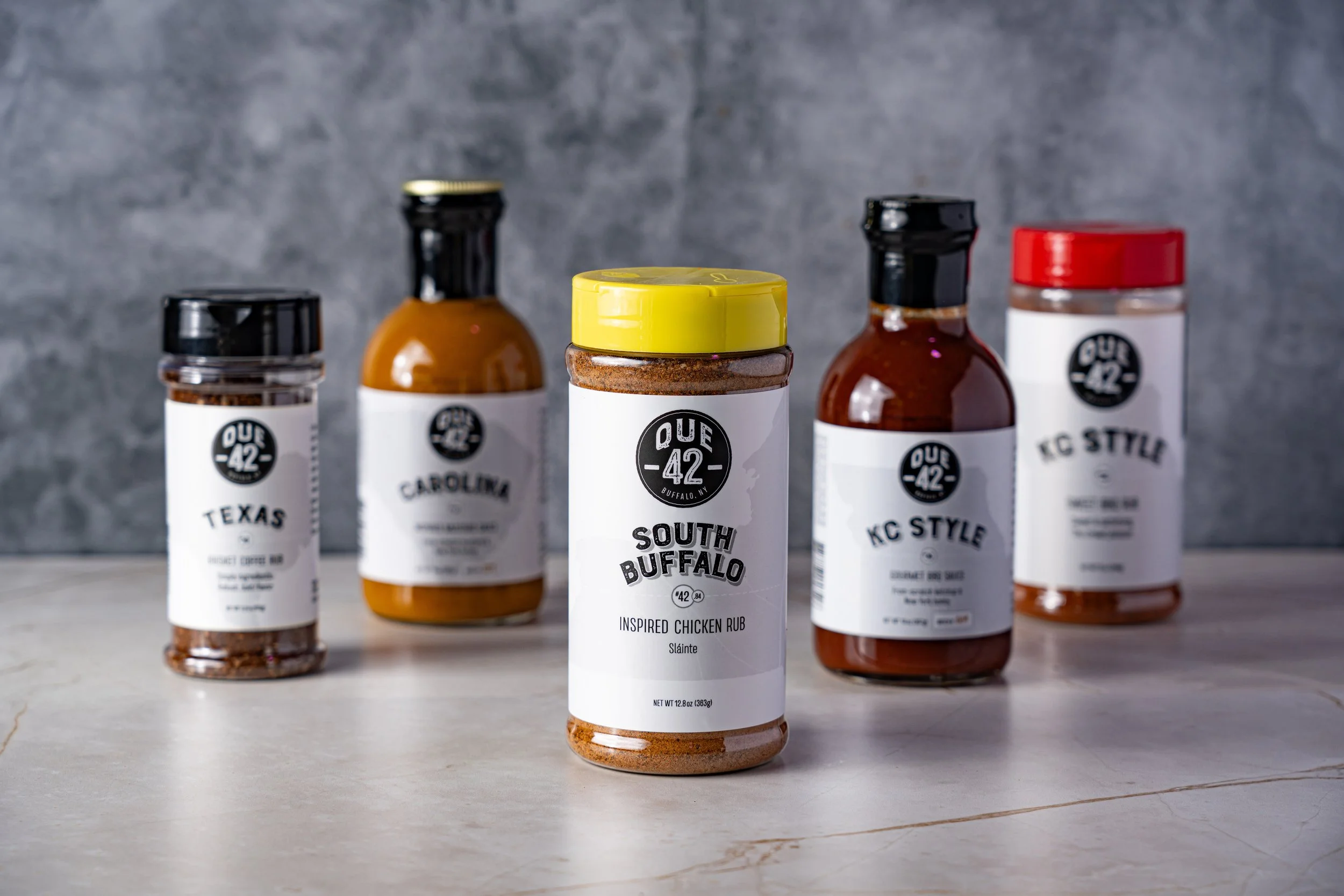 Que 42 BBQ Family of products