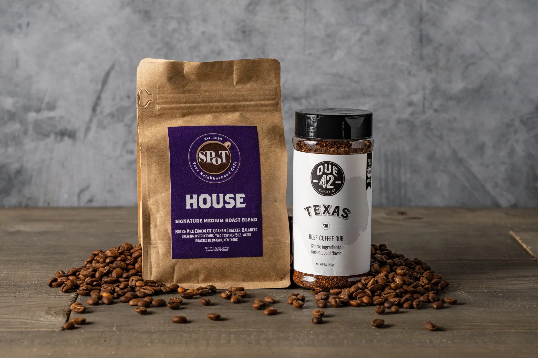 Texas Coffee Rub Made with Spot Coffee