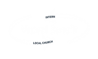 Logo for Intern Mutual Benefit Local Church with interconnected arrows and text