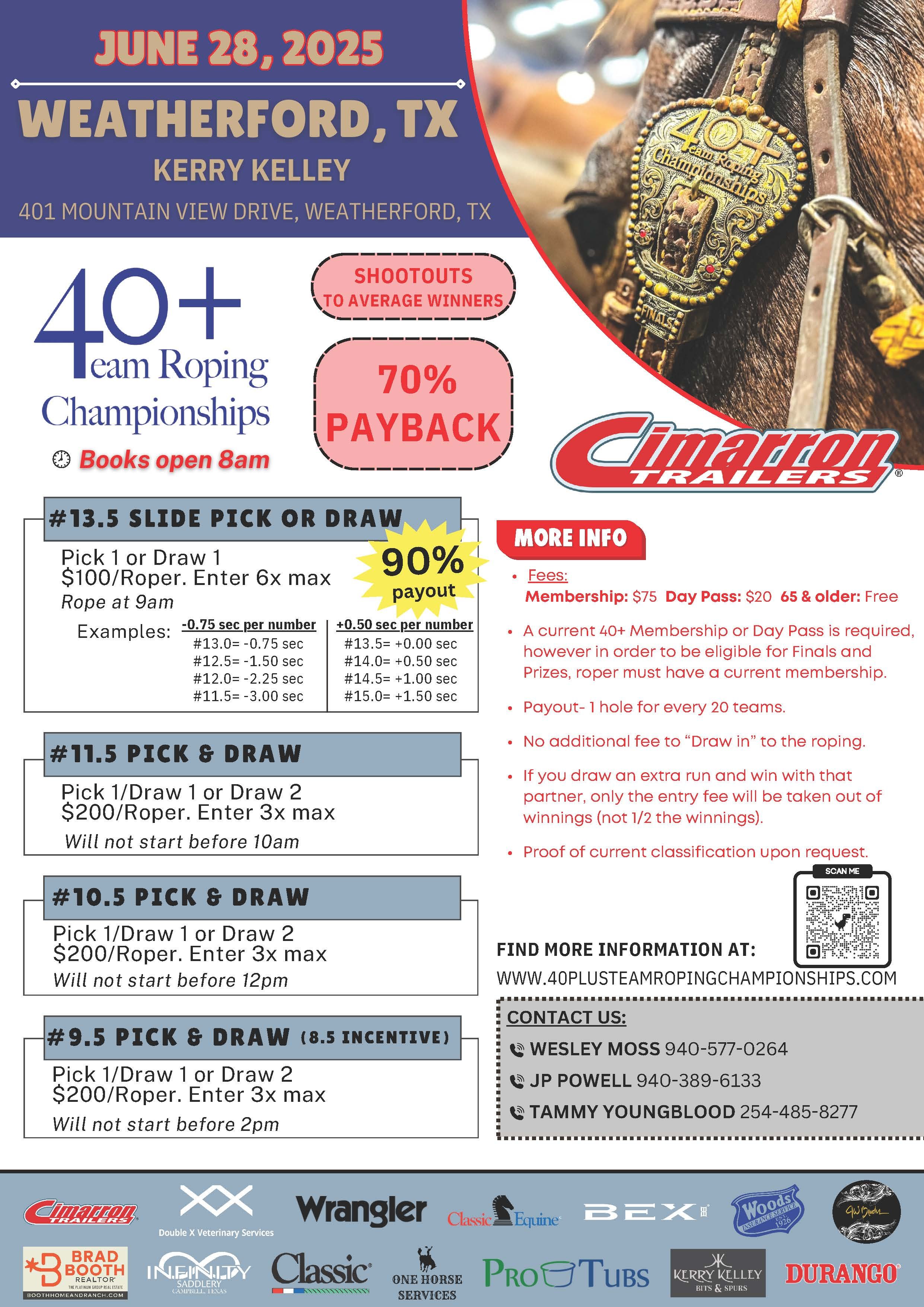 40+ Team Roping Championships | Weatherford, TX